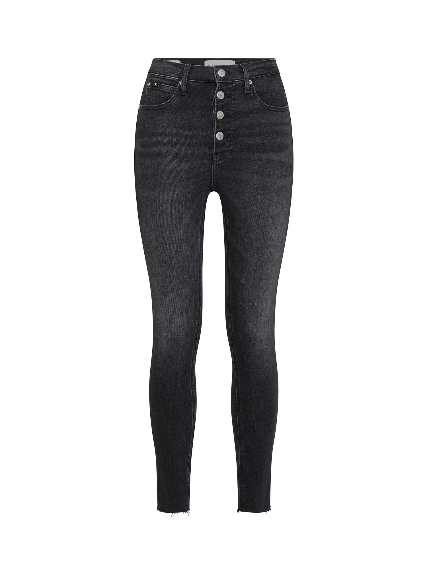 Calvin Klein Jeans - Jeans cinque tasche super skinny, Nero, large image number 0