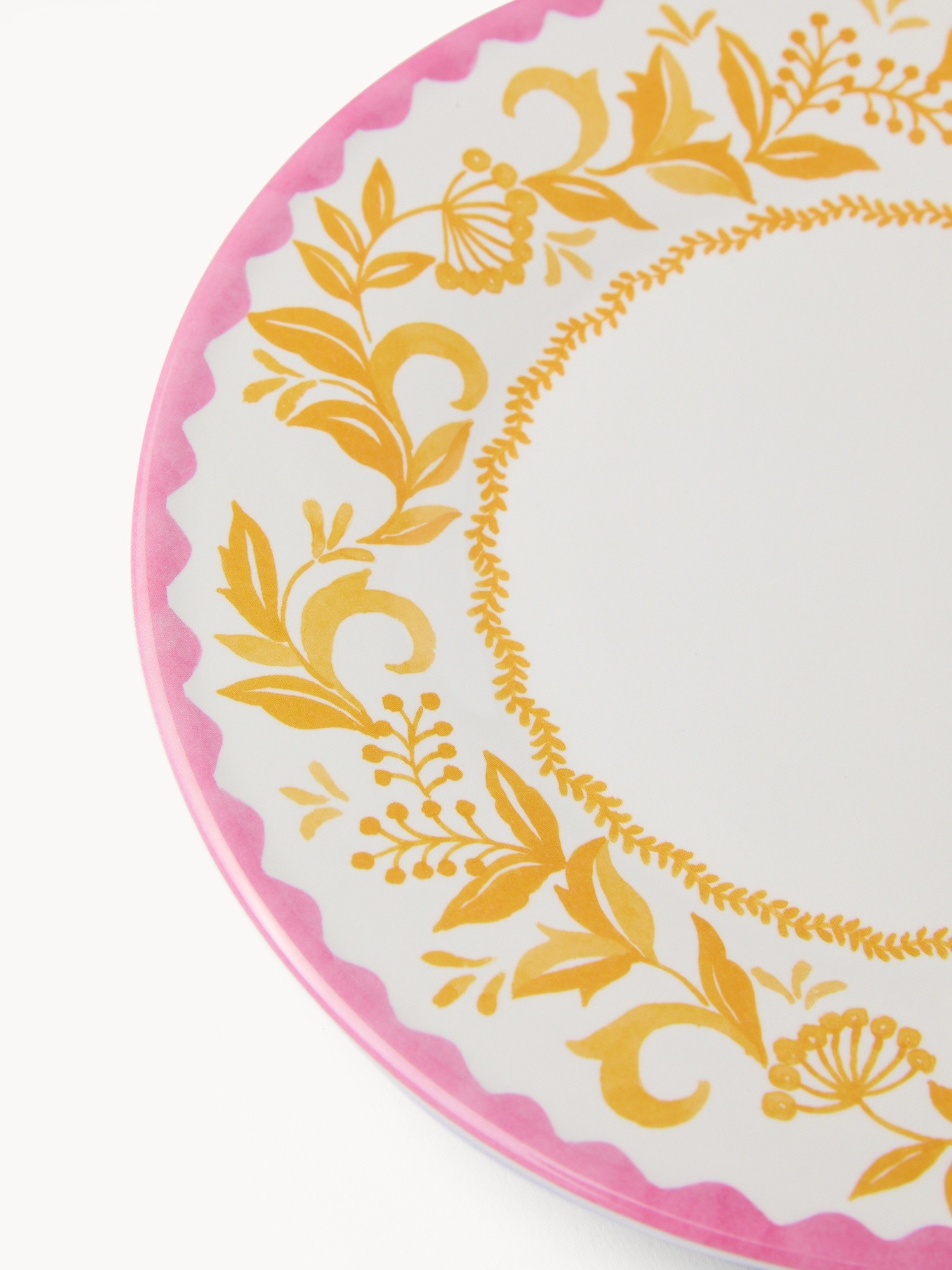 Melamine Fruit Plate with Flower Detail - Introductory Price, Multicolor, large image number 1