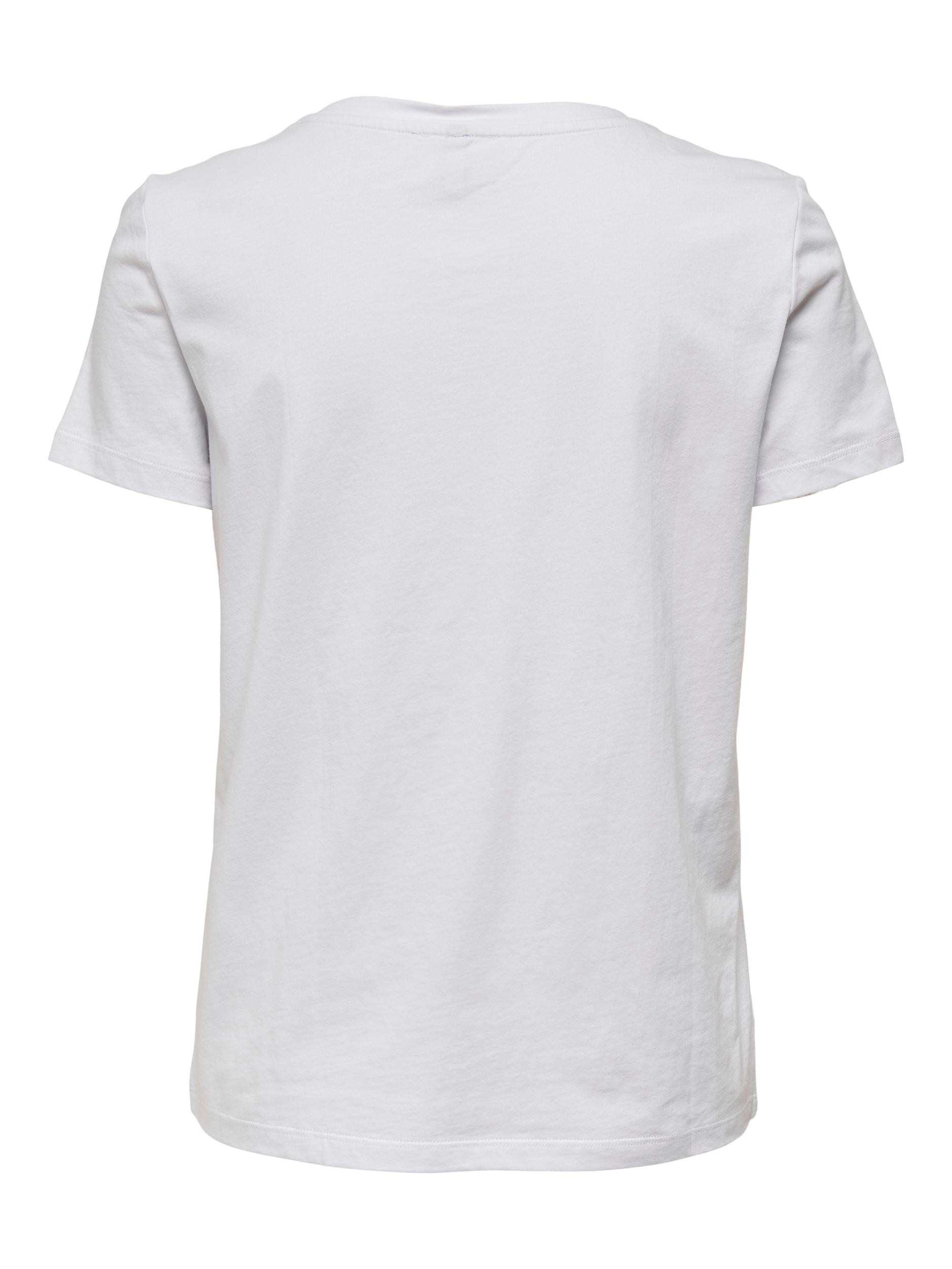 T-shirt with print, White, large image number 1