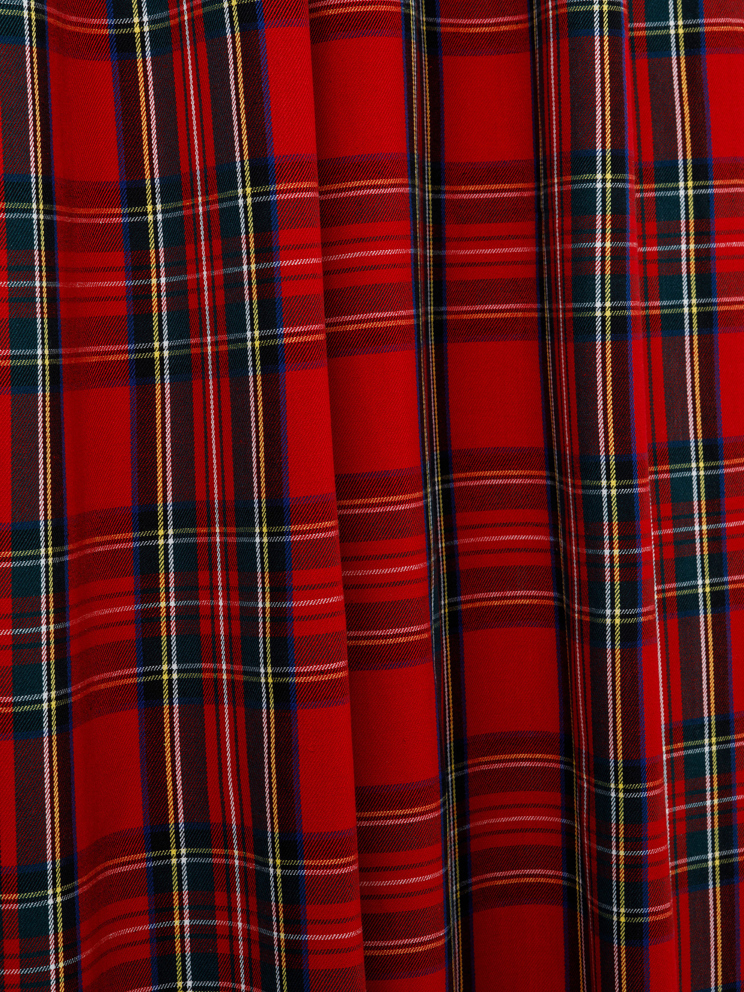 Tenda in cotone motivo tartan, Rosso, large image number 2