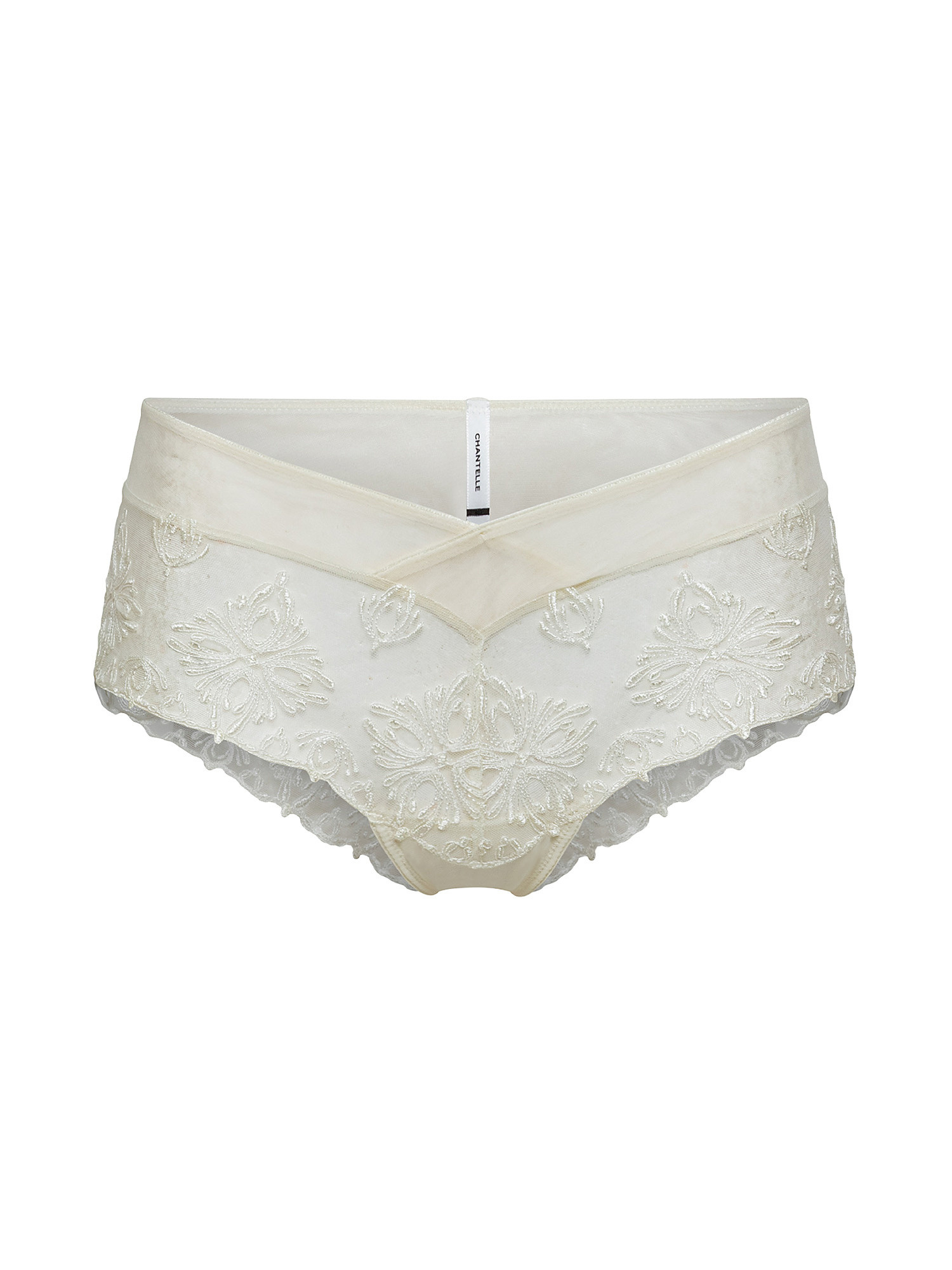 Embroidered briefs, White Ivory, large image number 0