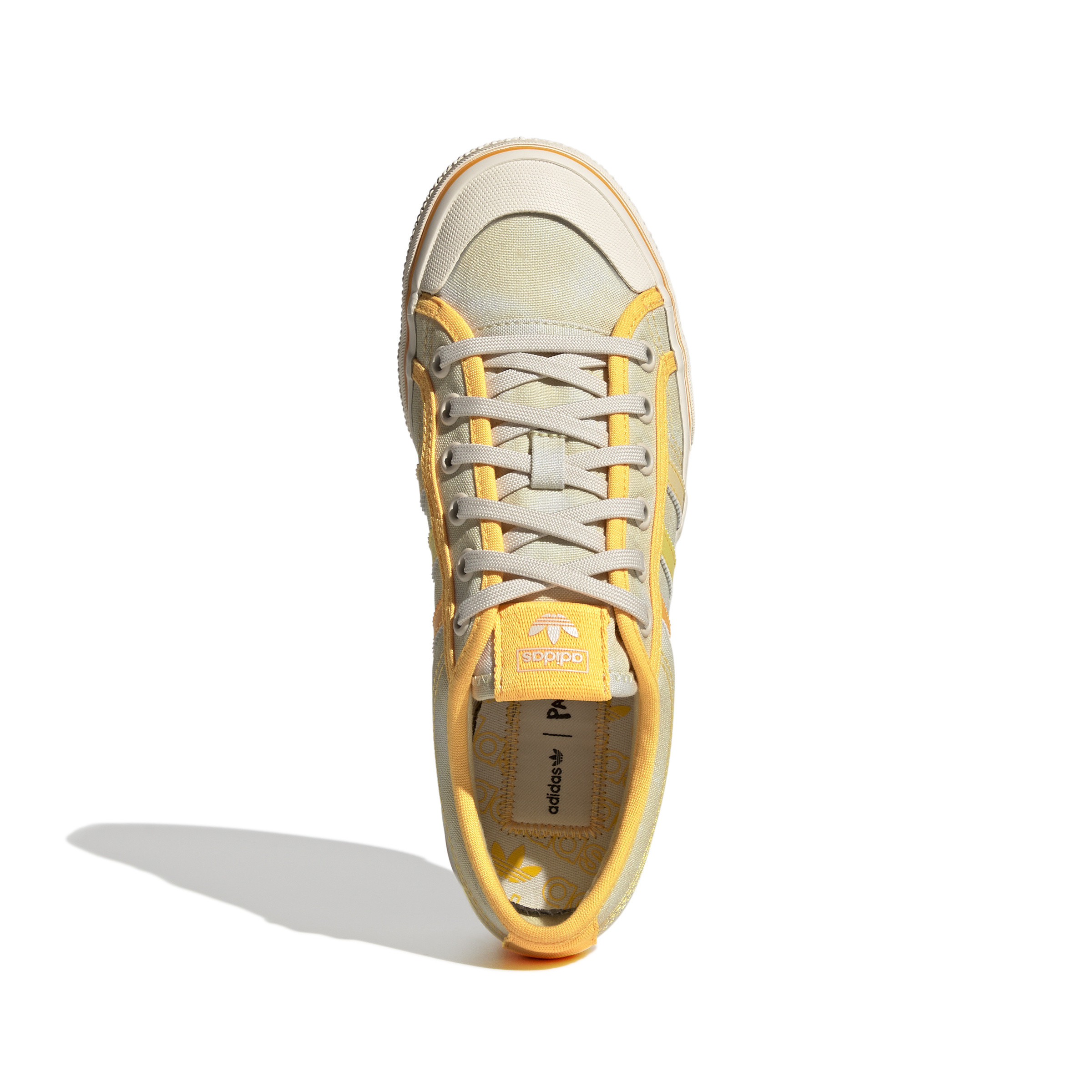Adidas - Nizza Platform Shoes, Yellow, large image number 1