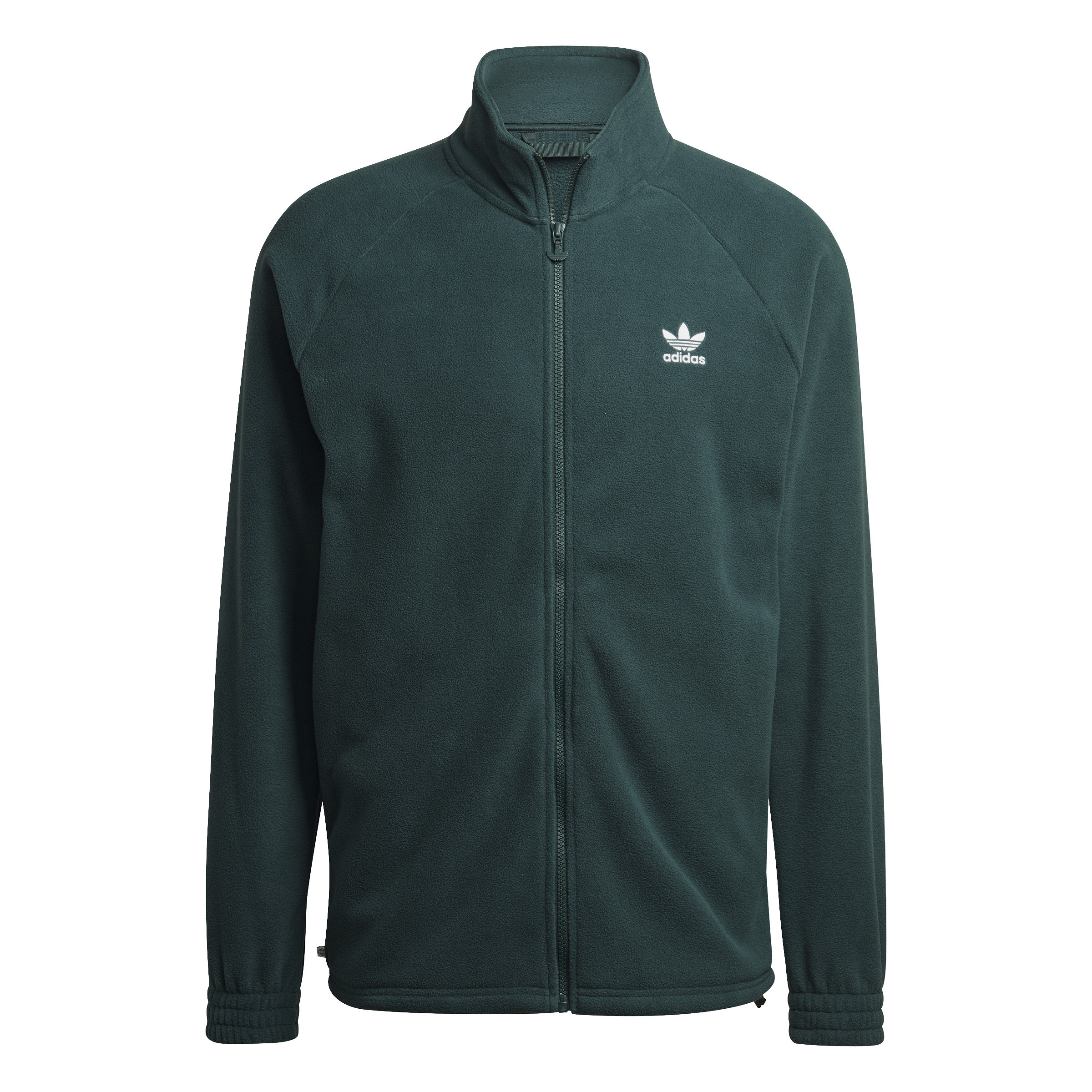 Adidas - Adicolor Classics Trefoil Fleece Jacket, Dark Green, large image number 0
