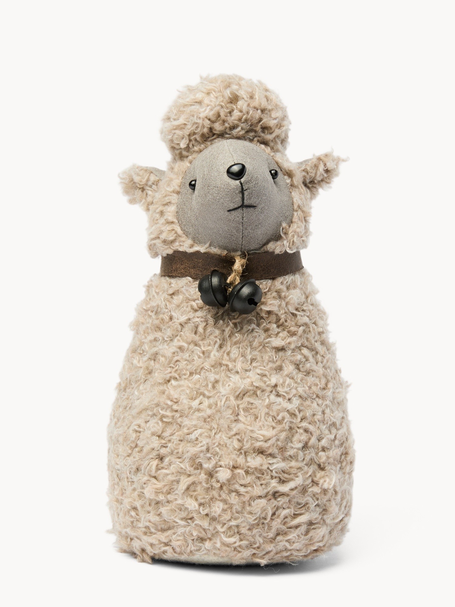 Sheep-shaped doorstop, Grey, large image number 0