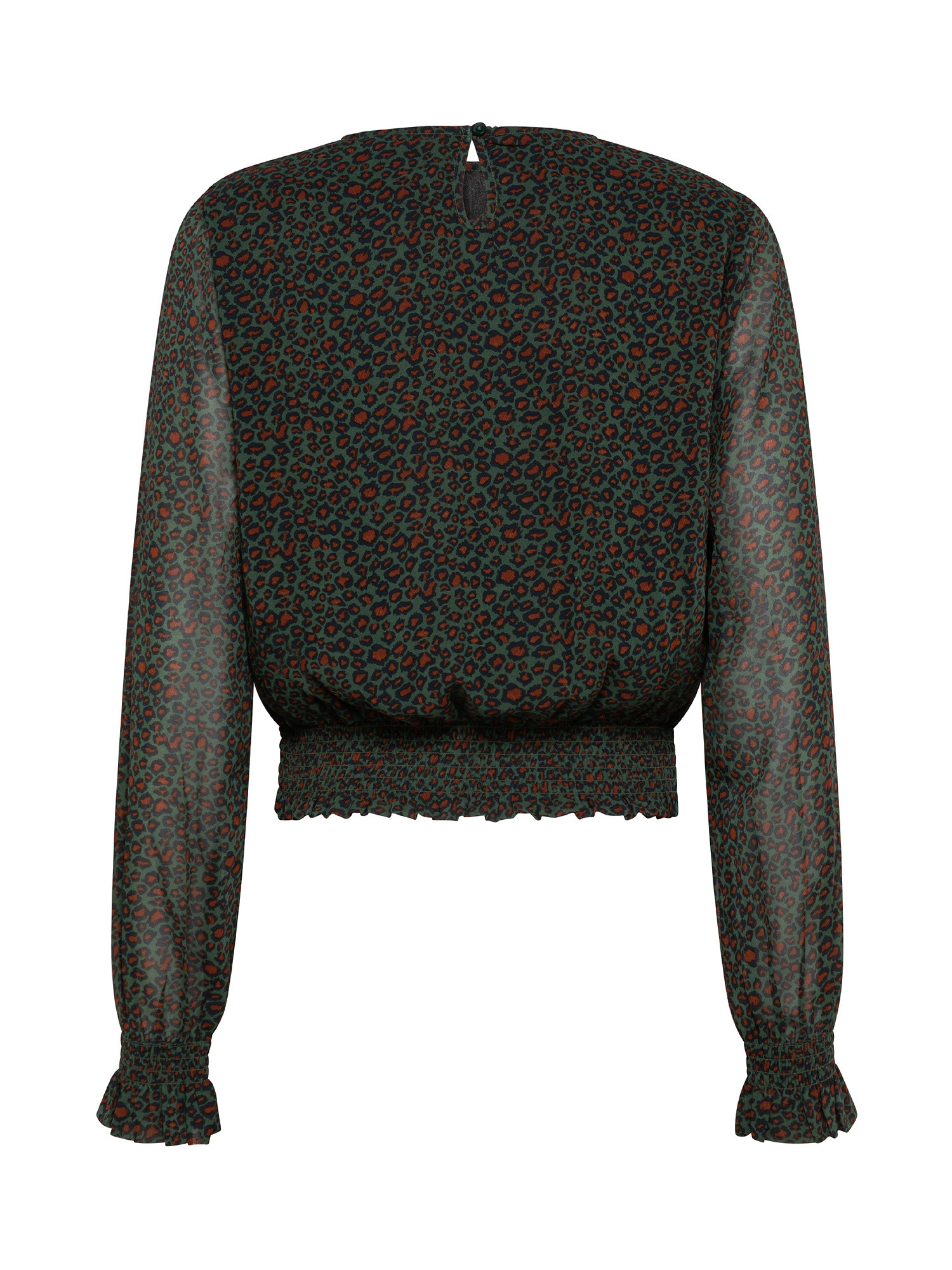 Blouse with pattern, Black, large image number 1
