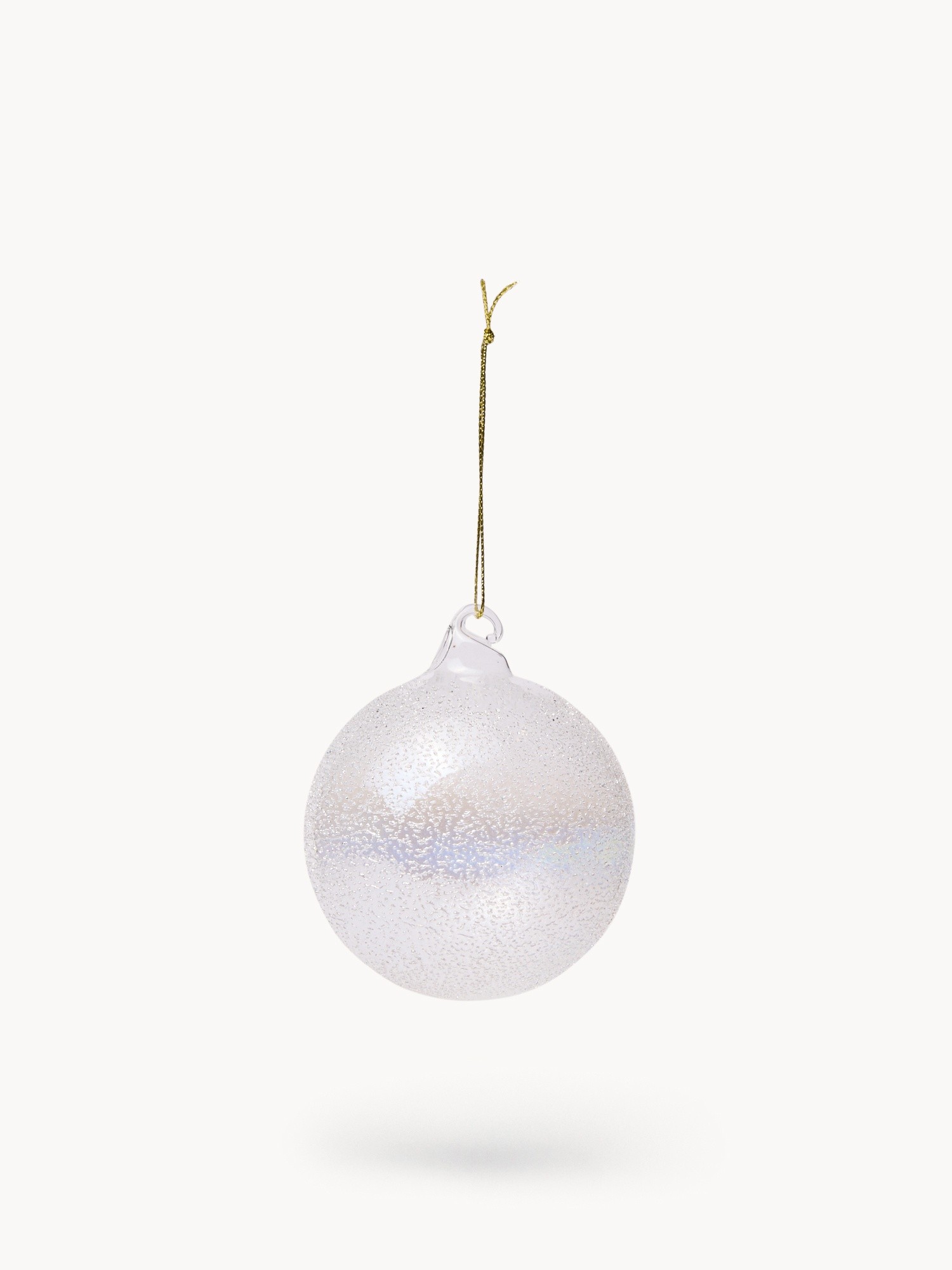 Glass tree bauble, Transparent, large image number 0