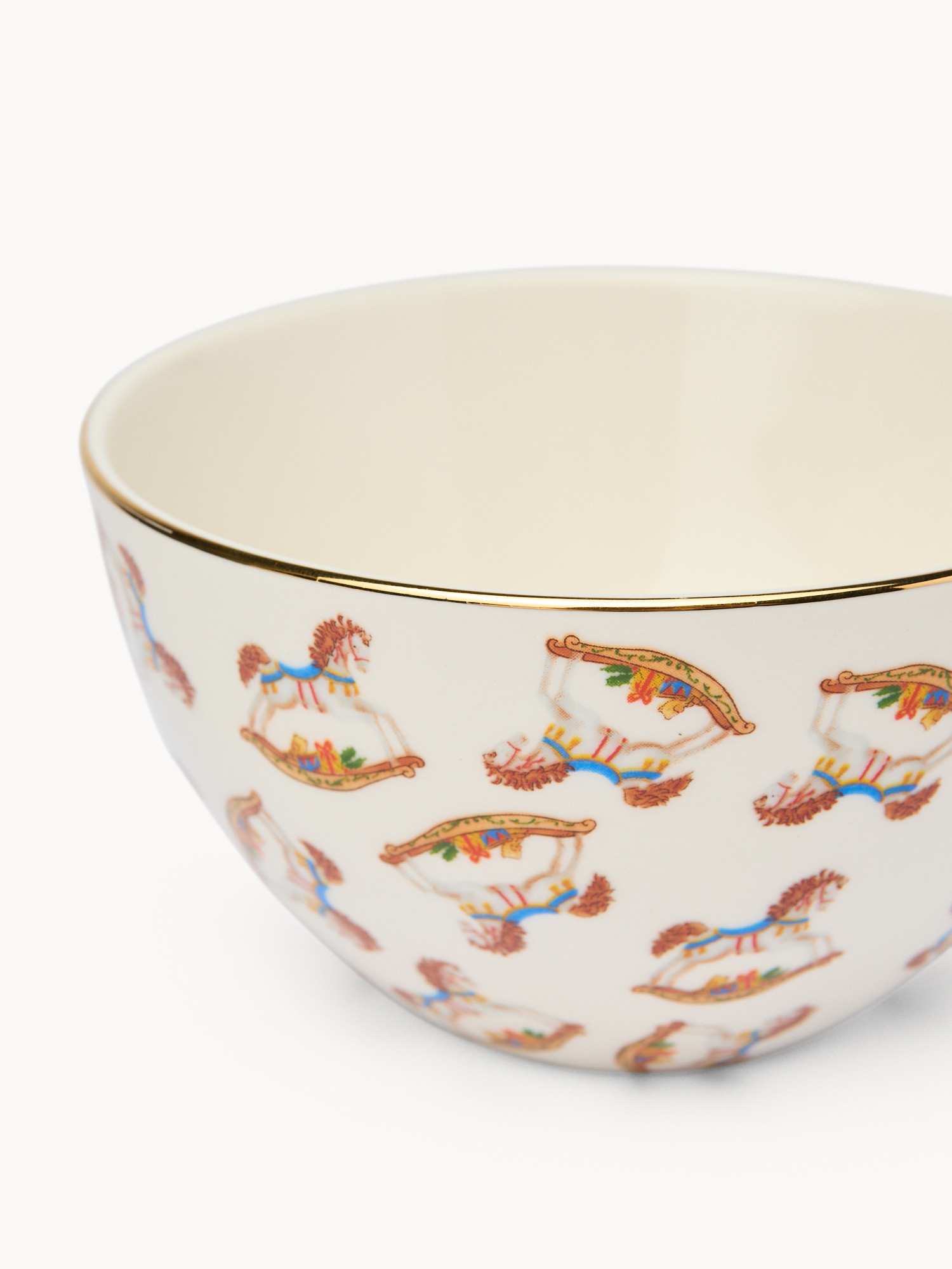 Decorated stoneware bowls, Multicolor, large image number 1
