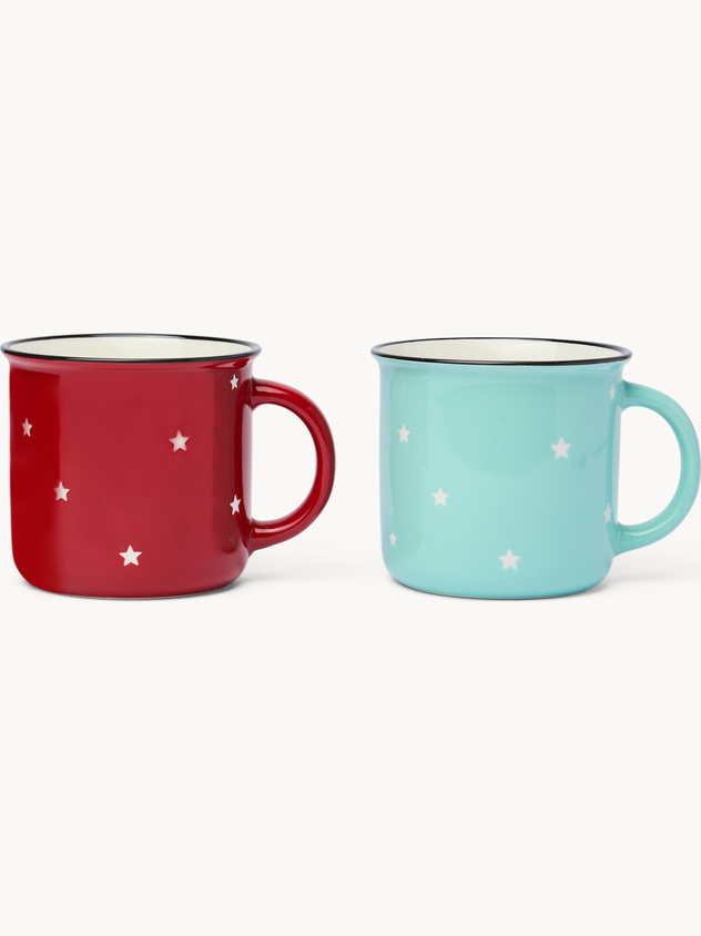 Solid-color New Bone China mugs