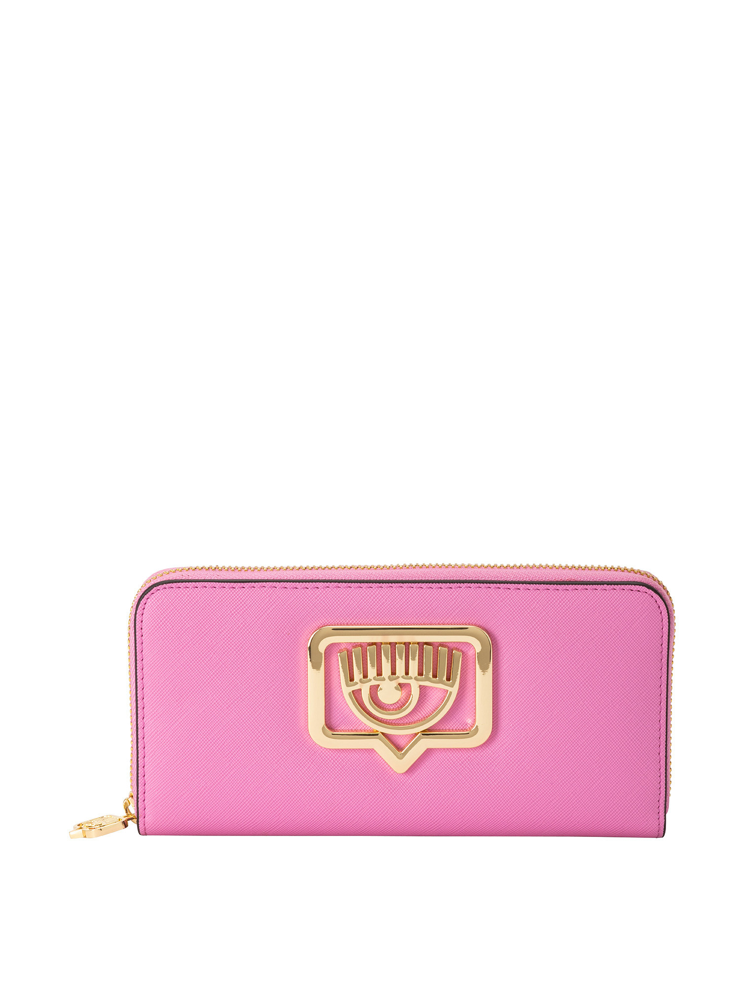 Wallet in faux leather, Pink, large image number 0