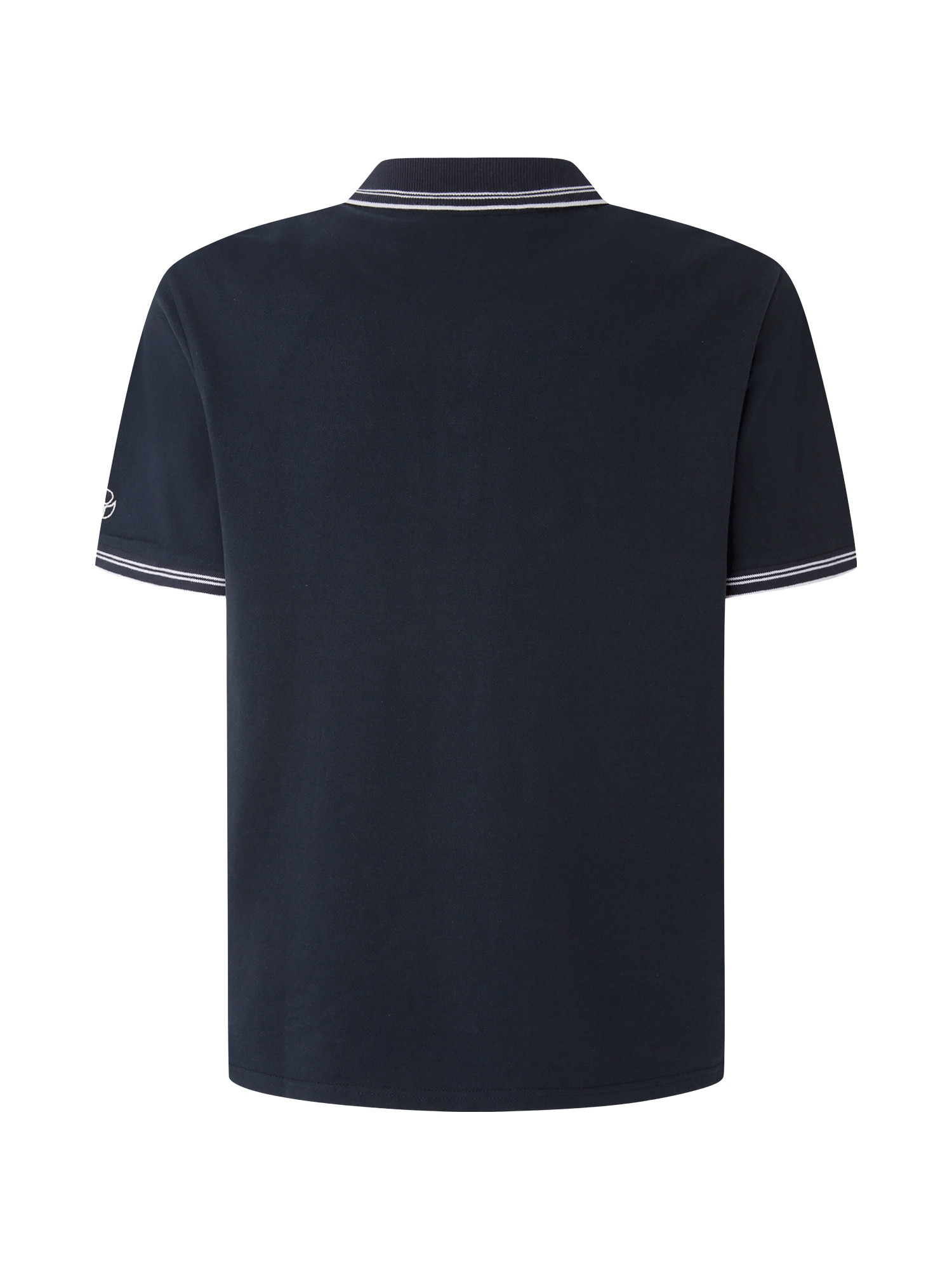 Pepe Jeans - Cotton polo shirt with logo, Dark Blue, large image number 1
