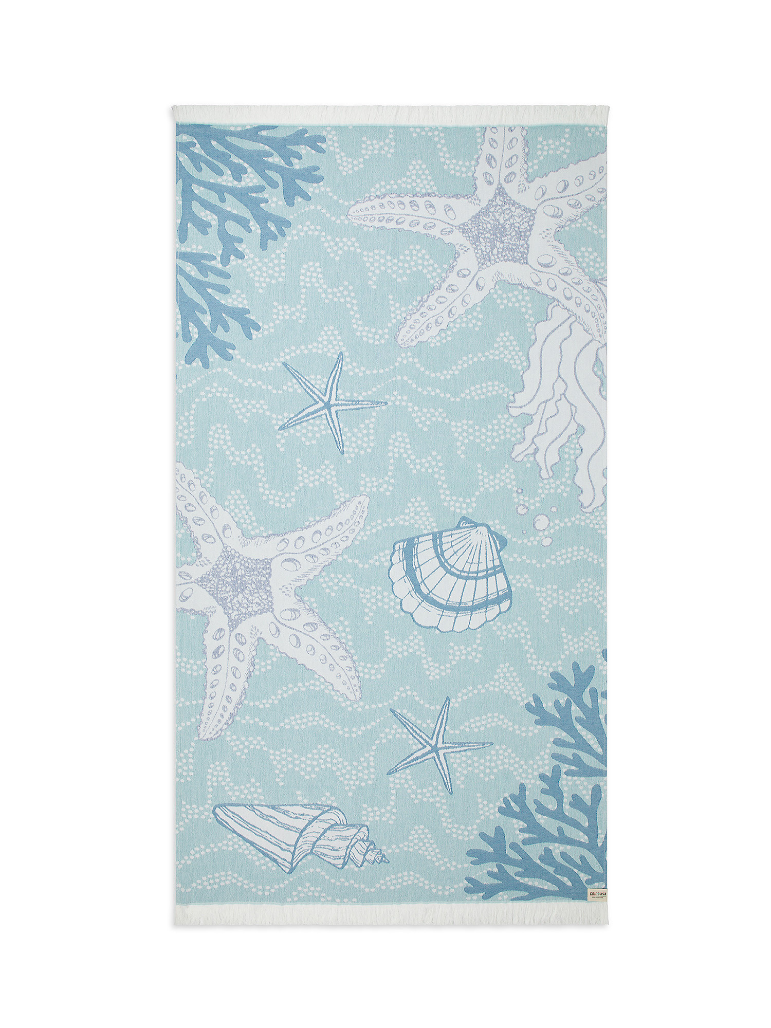 Hammam beach towel, Turquoise, large image number 0