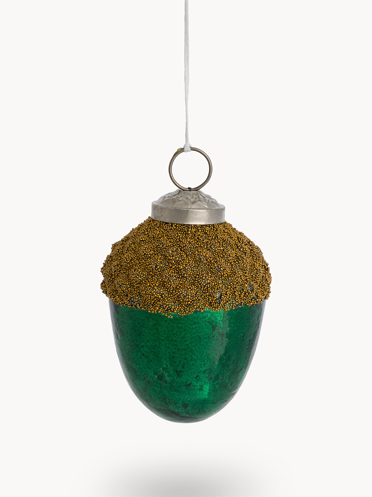 Decorazione in vetro a forma di ghianda, Multicolor, large image number 1