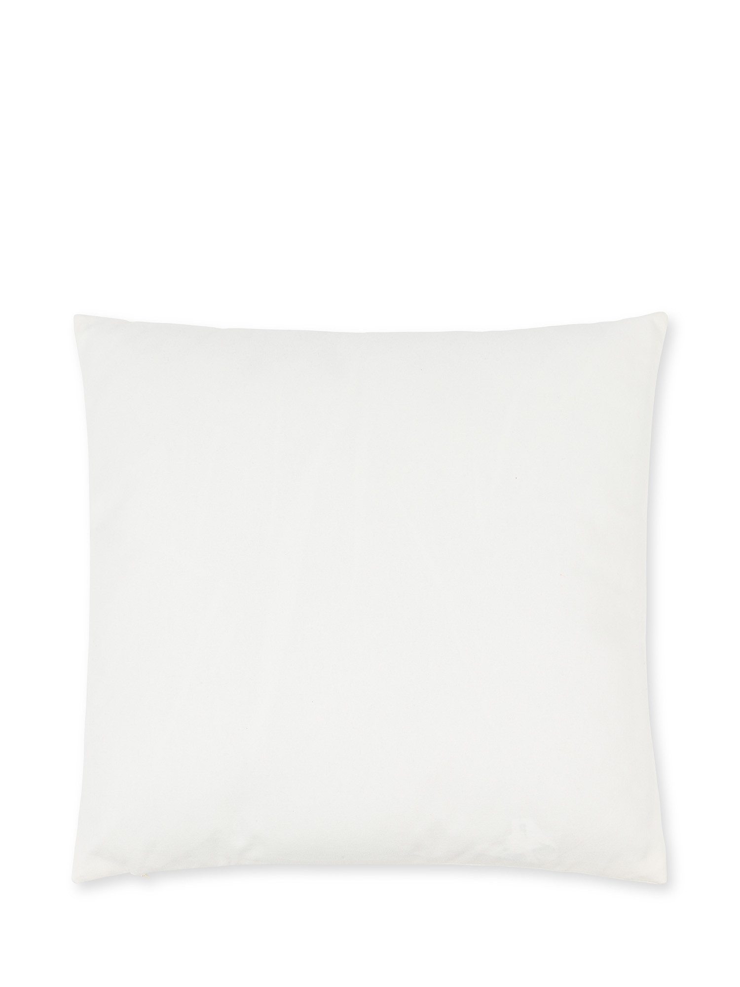 Cuscino ricamo gocce 45x45cm, Bianco, large image number 1