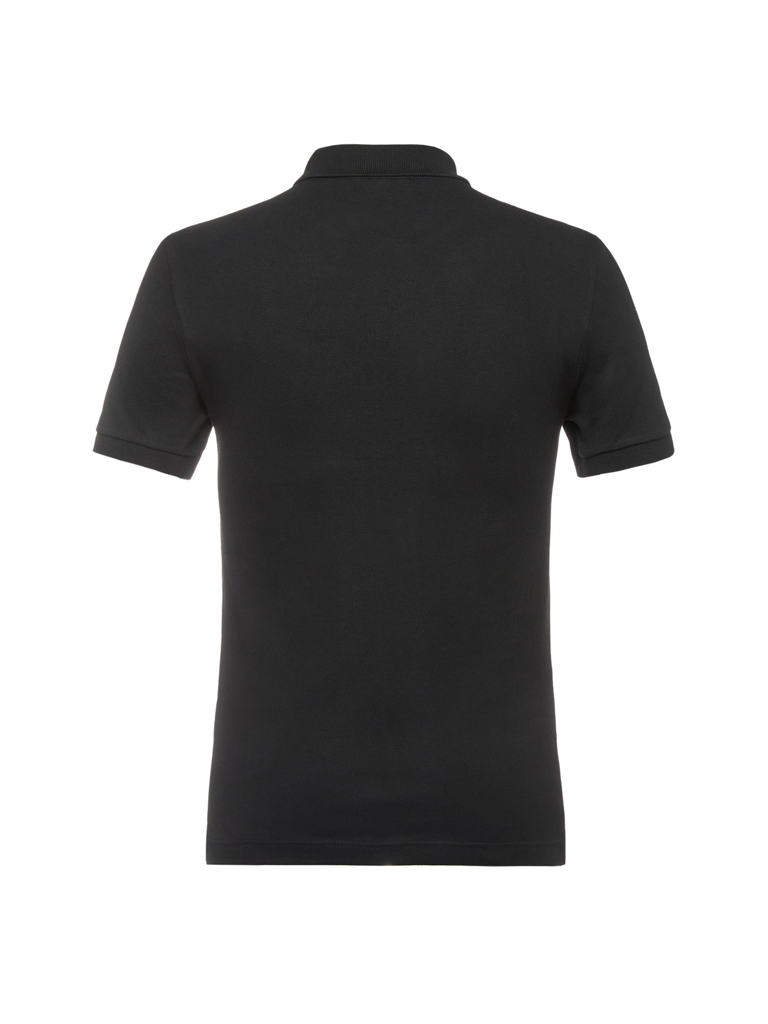 Lacoste - Slim-fit polo shirt in cotton petit piqué, Black, large image number 1