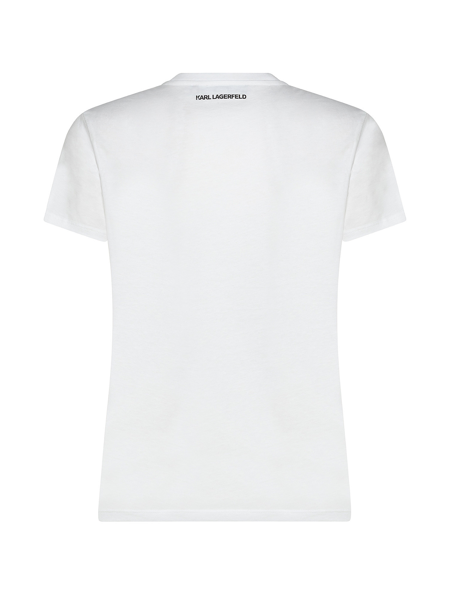 T-shirt con logo Jelly Karl, Bianco, large