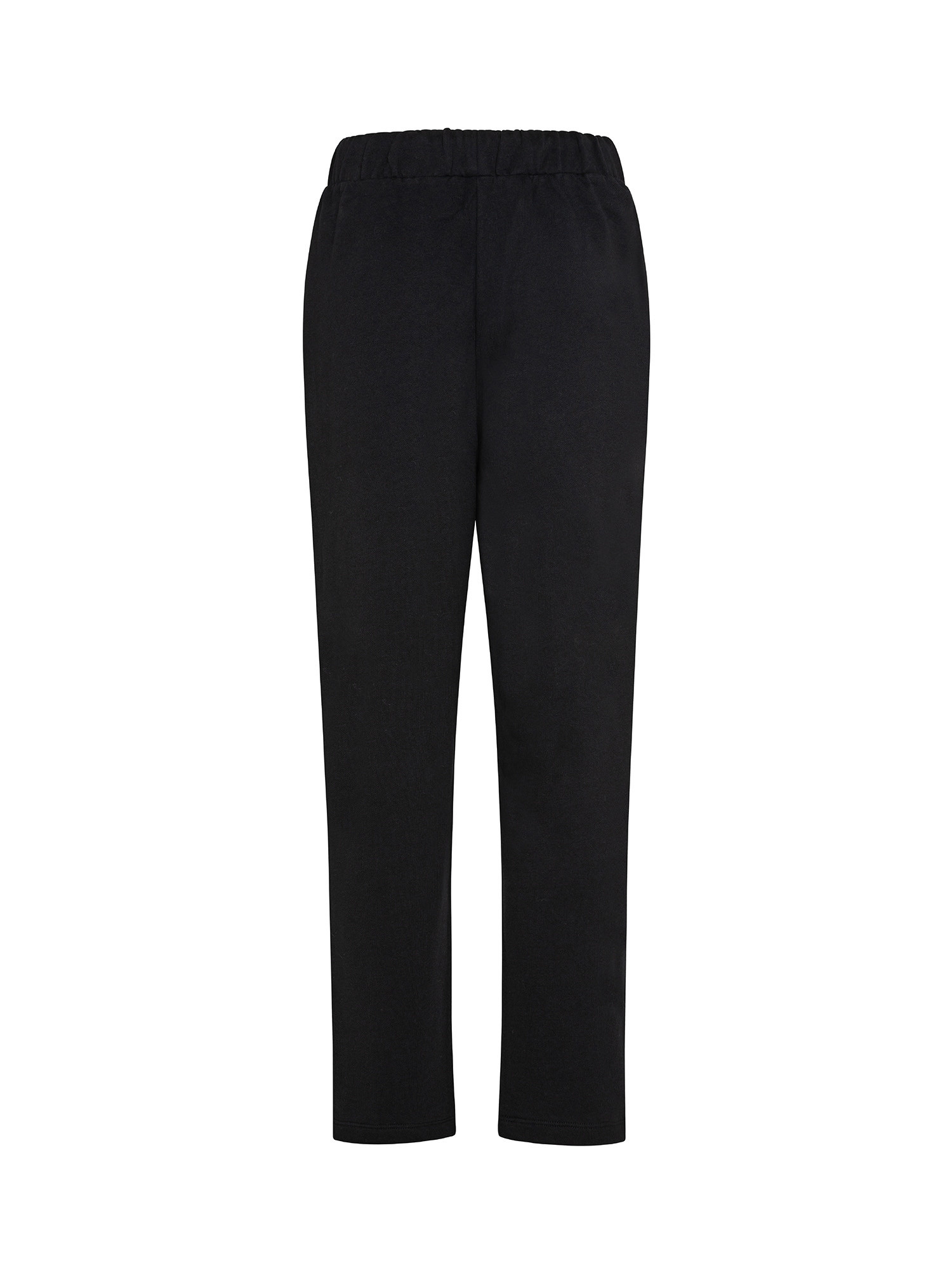 Ecoalf - Mills trousers with elasticated waist, Black, large image number 1