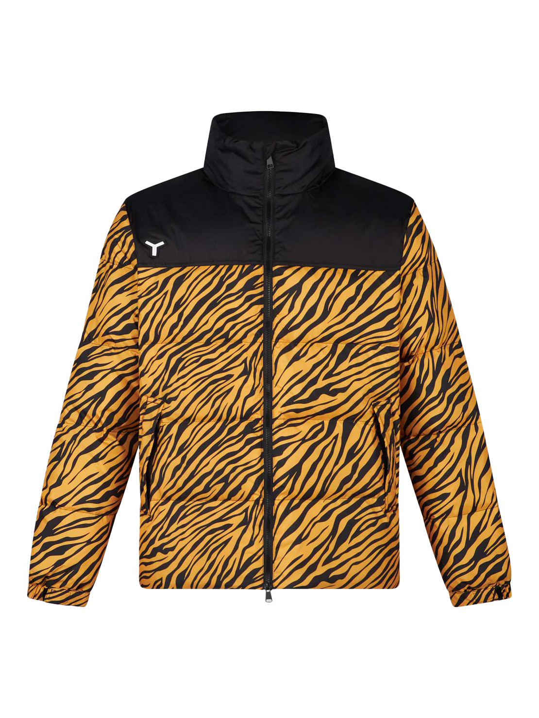 Yes I Am - Reversible tiger down jacket, Orange, large image number 0