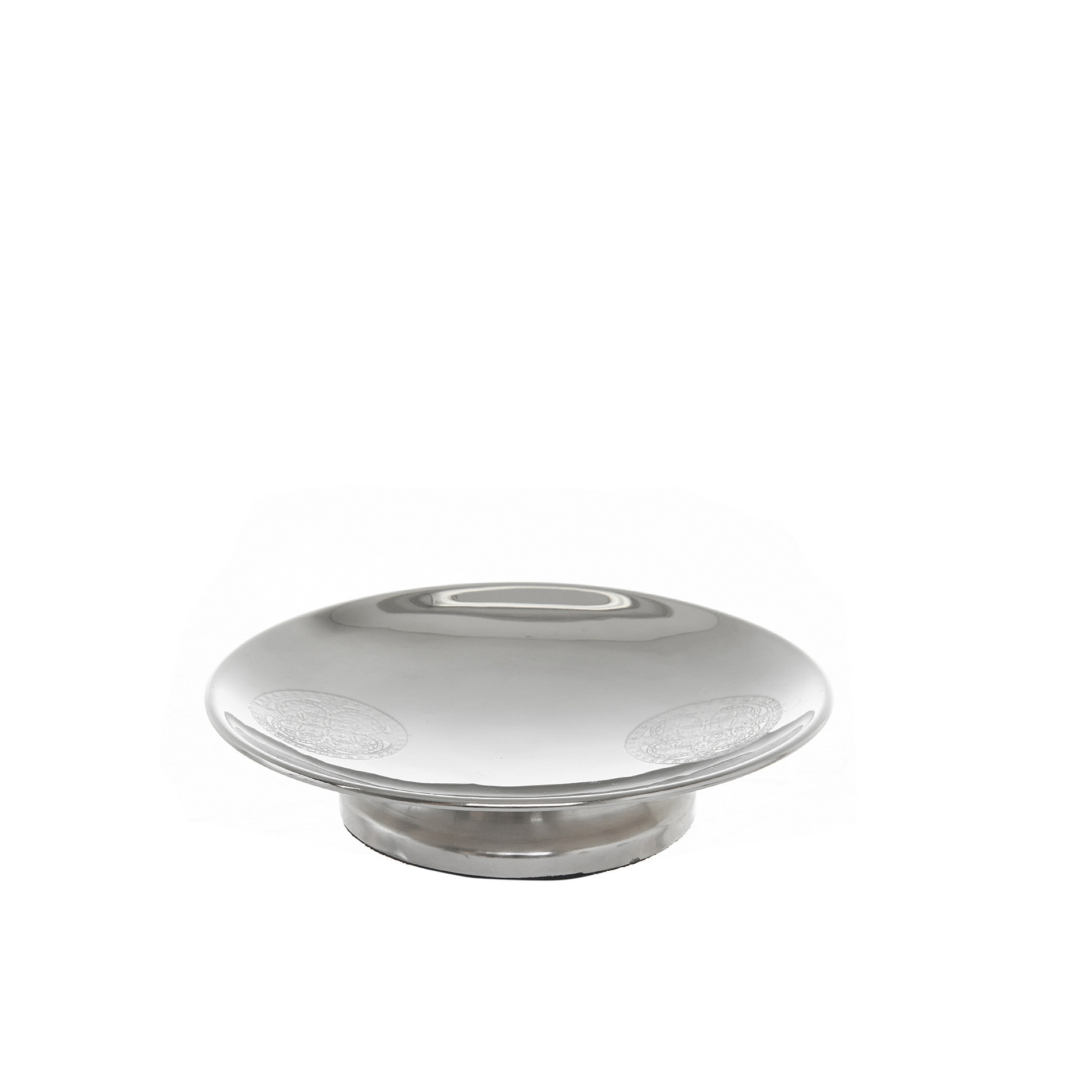 Engraved steel soap dish, Silver Grey, large image number 0