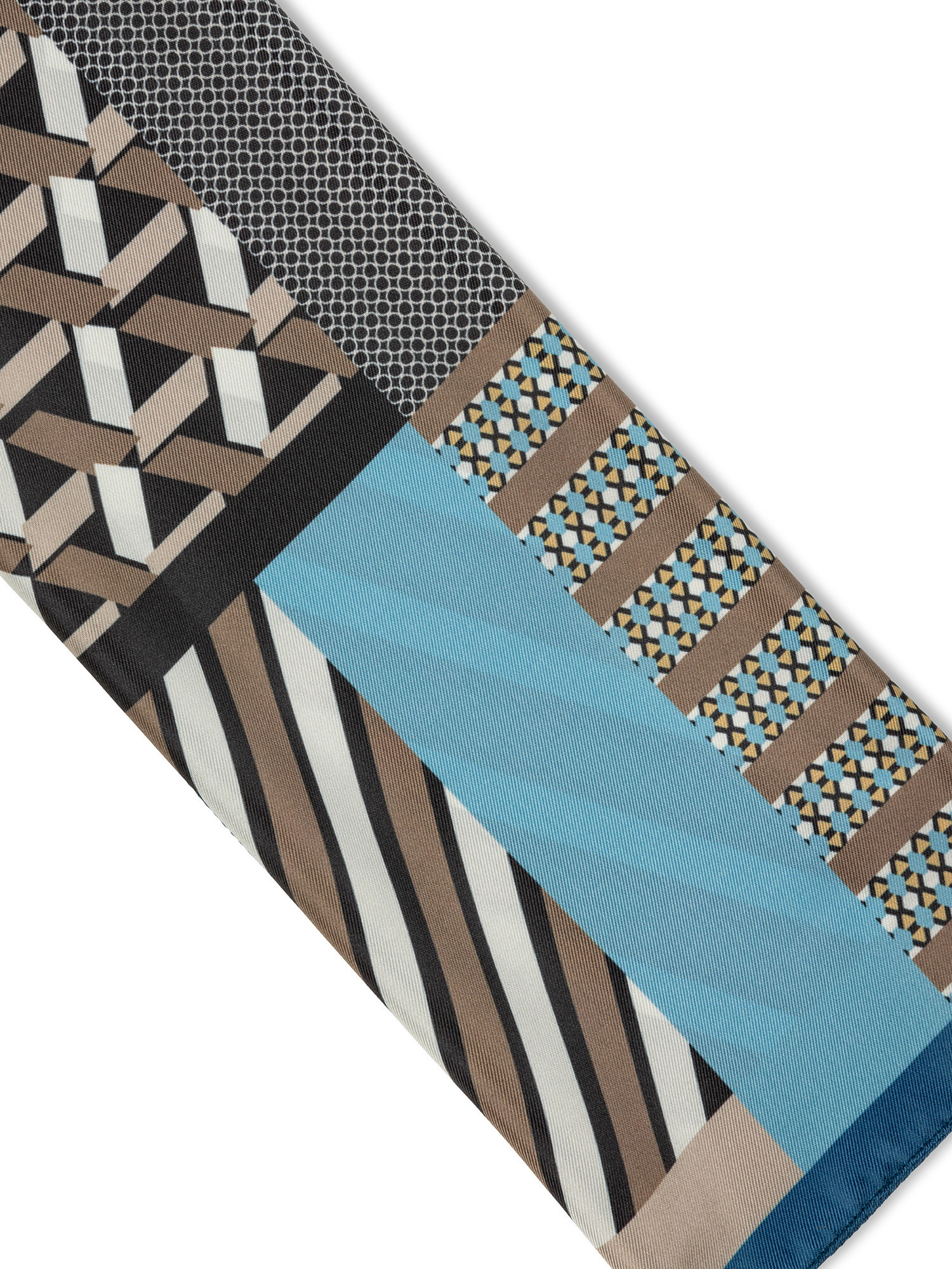 Koan - Patterned scarf, Light Blue, large image number 1