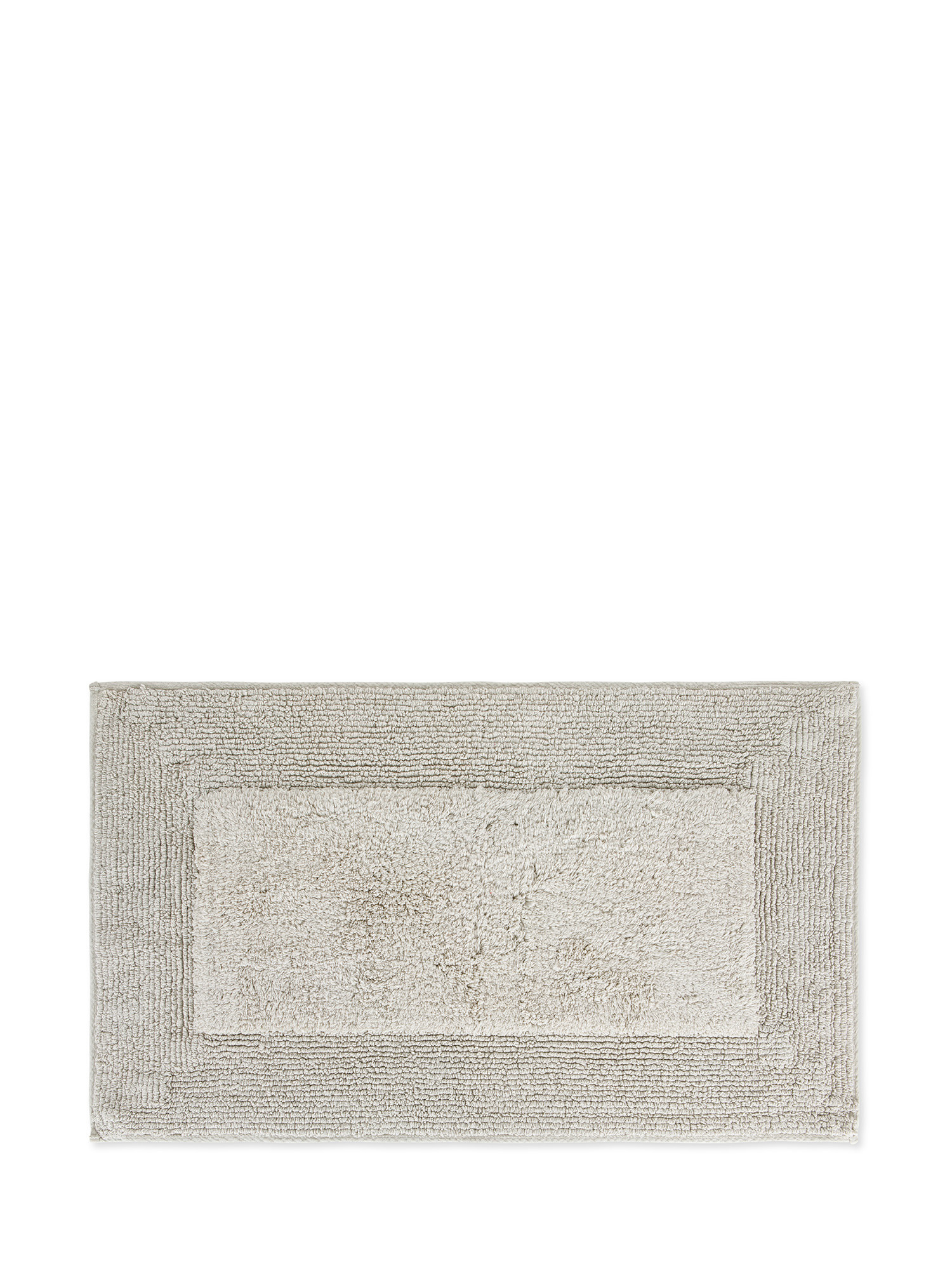 Tappeto bagno in spugna di cotone, Grigio perla, large image number 0