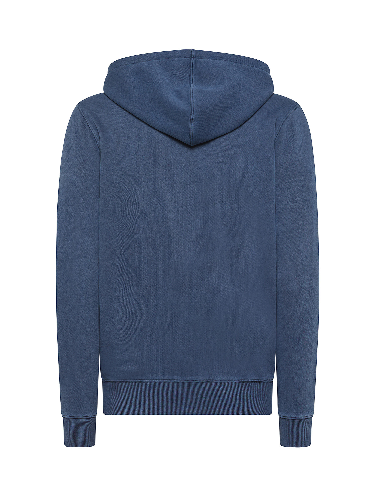 JCT - Pure cotton hooded sweatshirt, Blue, large image number 1