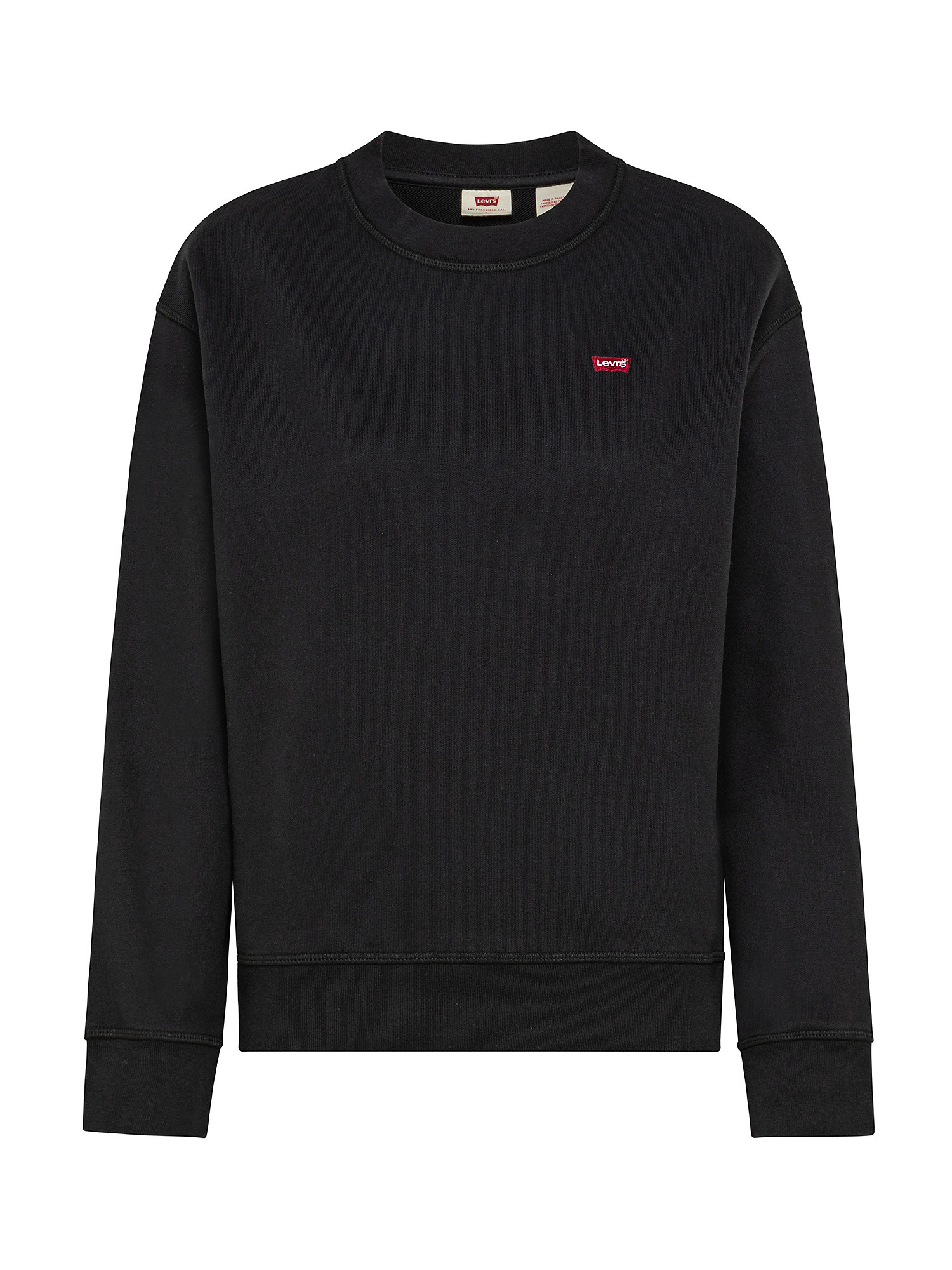 Crewneck sweatshirt, Black, large image number 0