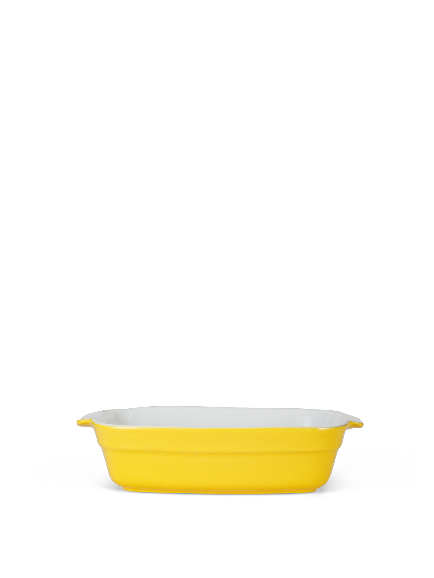 Colored ceramic baking dish, Yellow, large image number 0