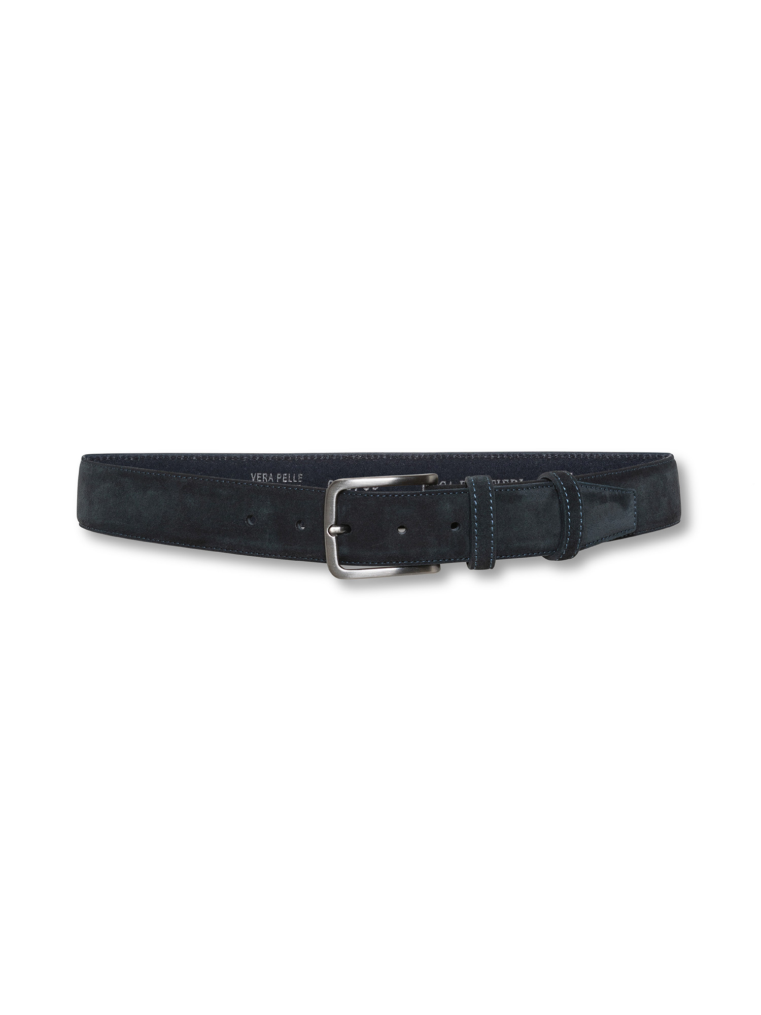 Cintura in camoscio, Blu, large image number 1