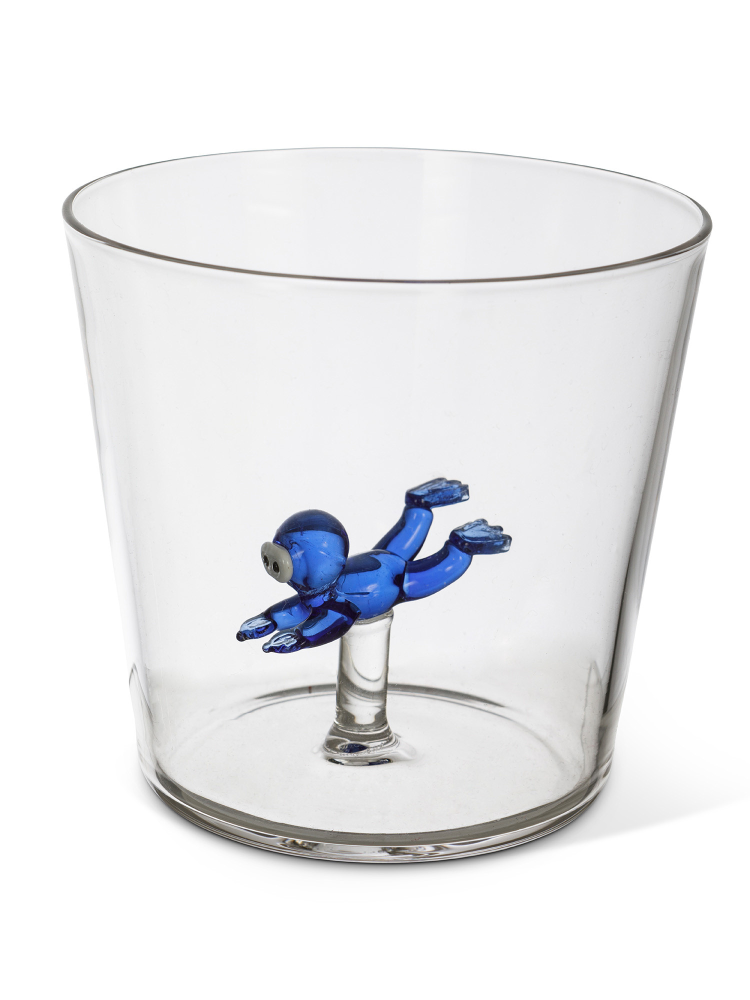 Glass tumbler with sub detail, Transparent, large image number 1
