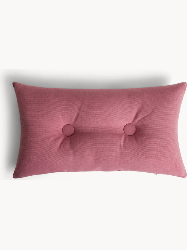 Cuscino 35x60 cm in cotone con bottoni
