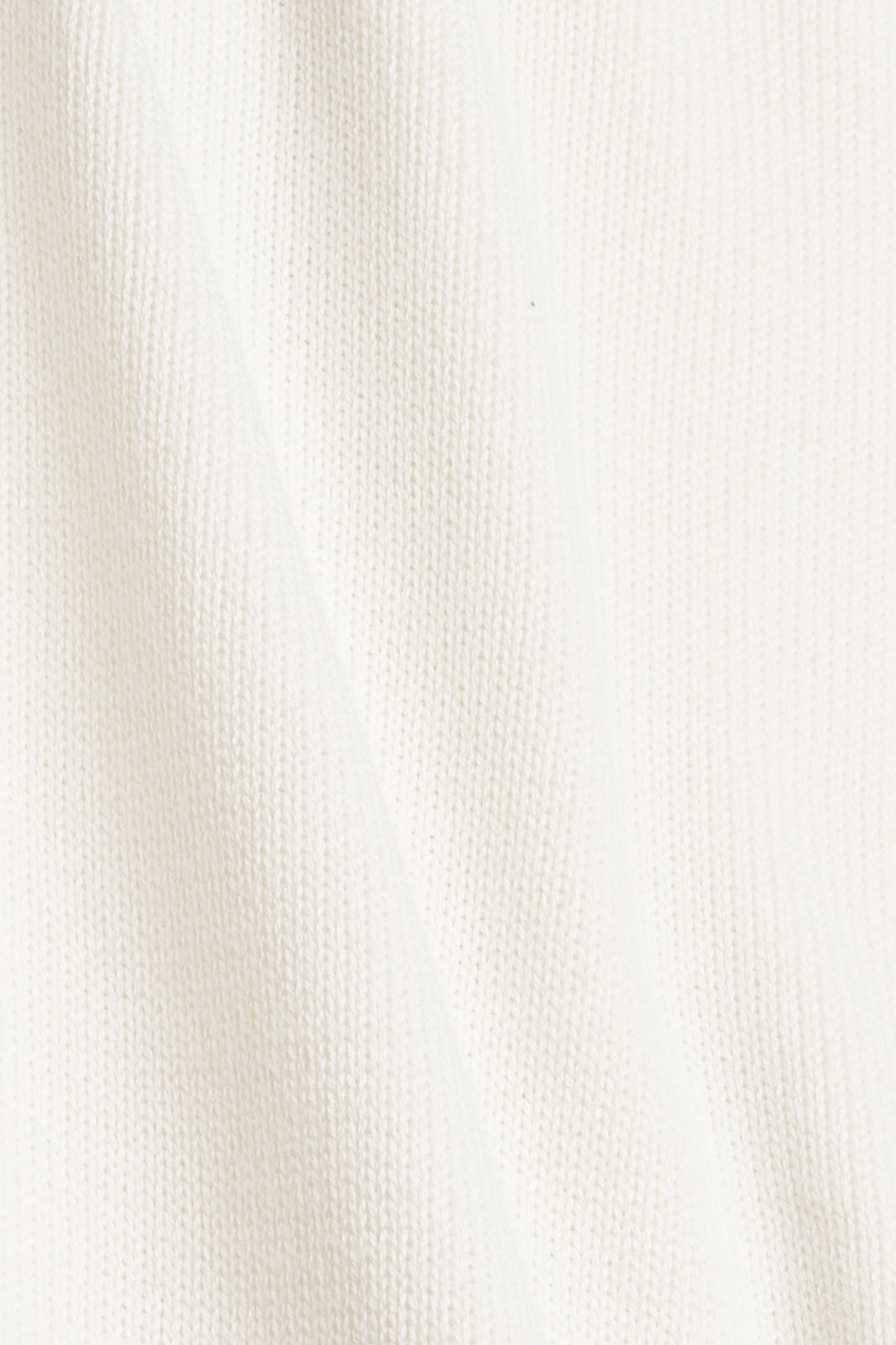 Pullover a maglia con spacchi, Bianco, large