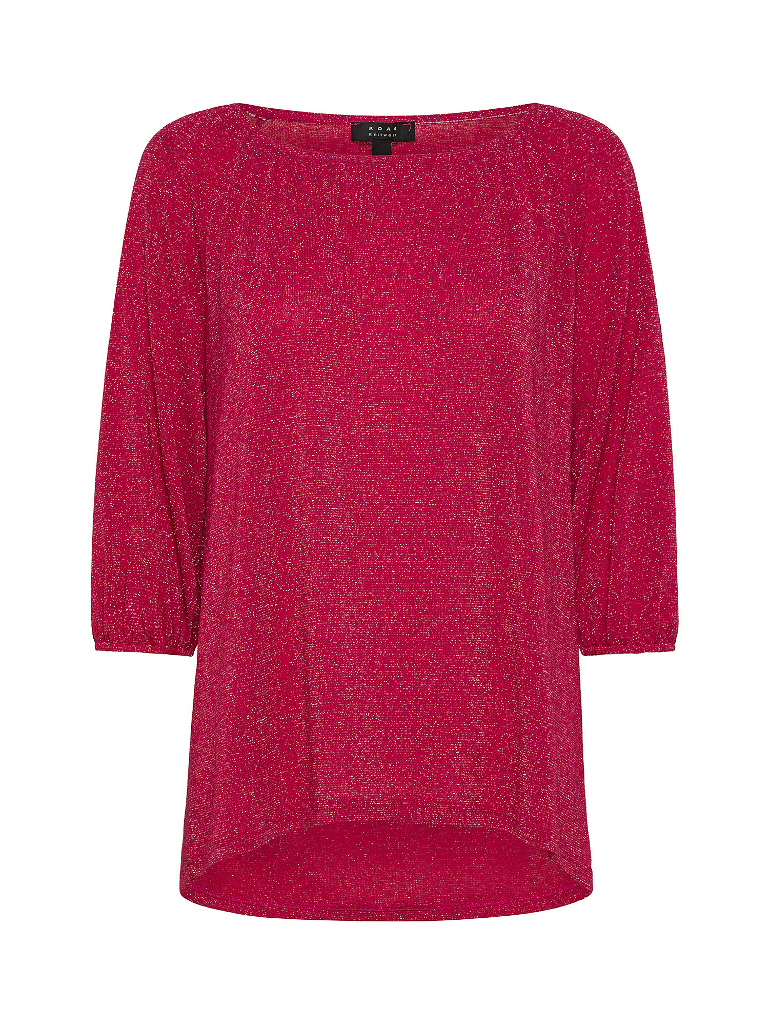 T-shirt con manica raglan, Rosa fuxia, large image number 0