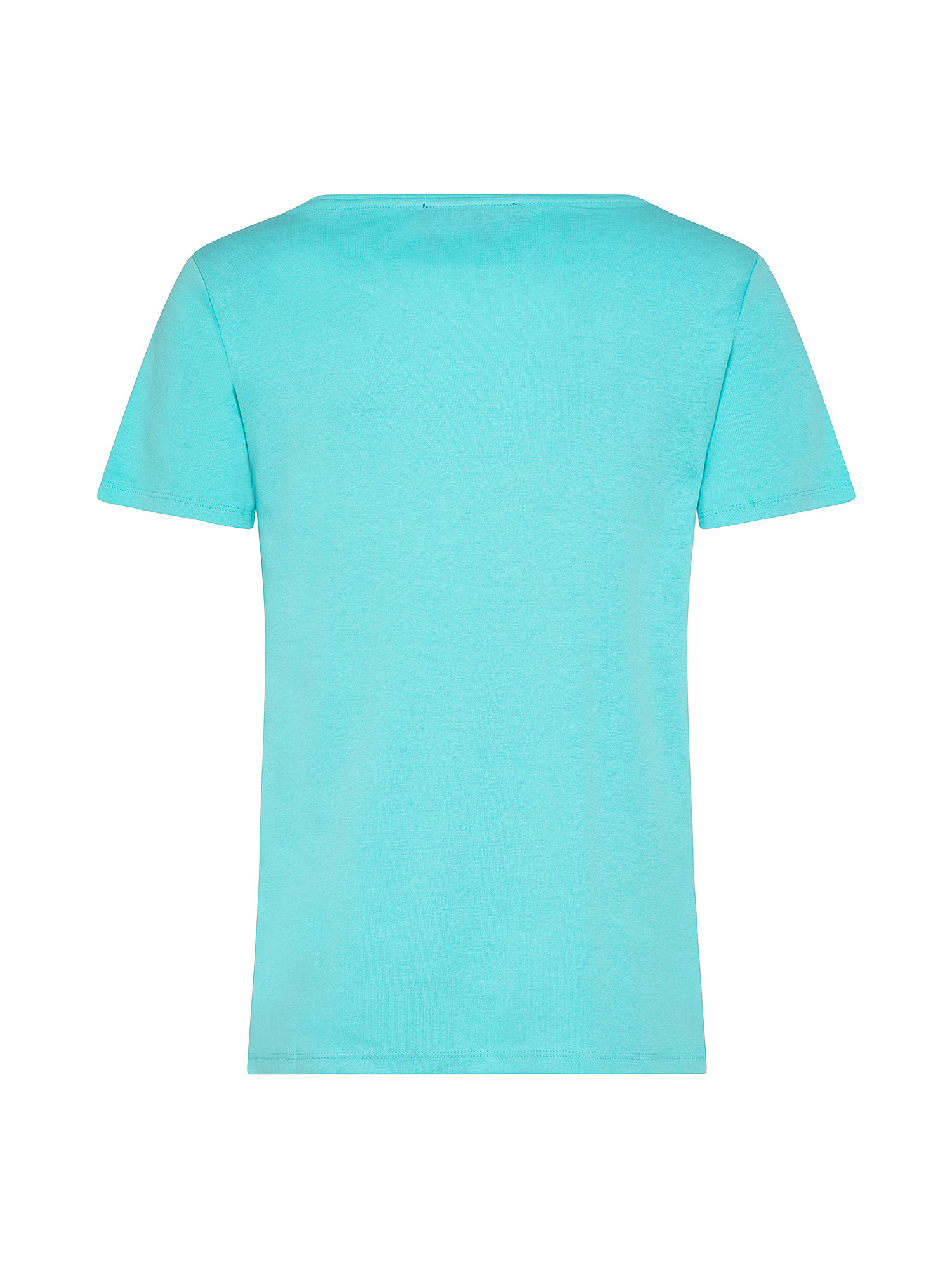 T-shirt with rhinestones, Light Blue, large image number 1