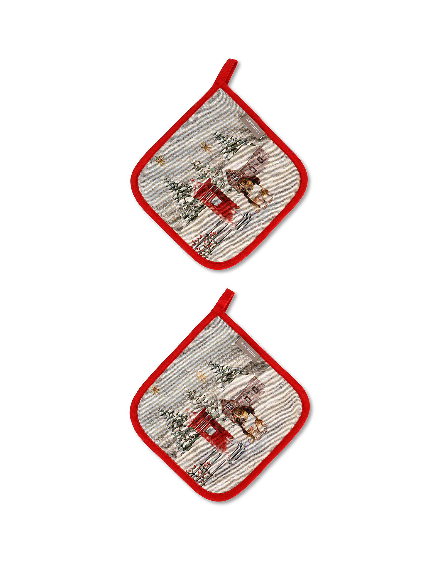 Presine tessuto gobelin motivi natalizi, Multicolor, large image number 6