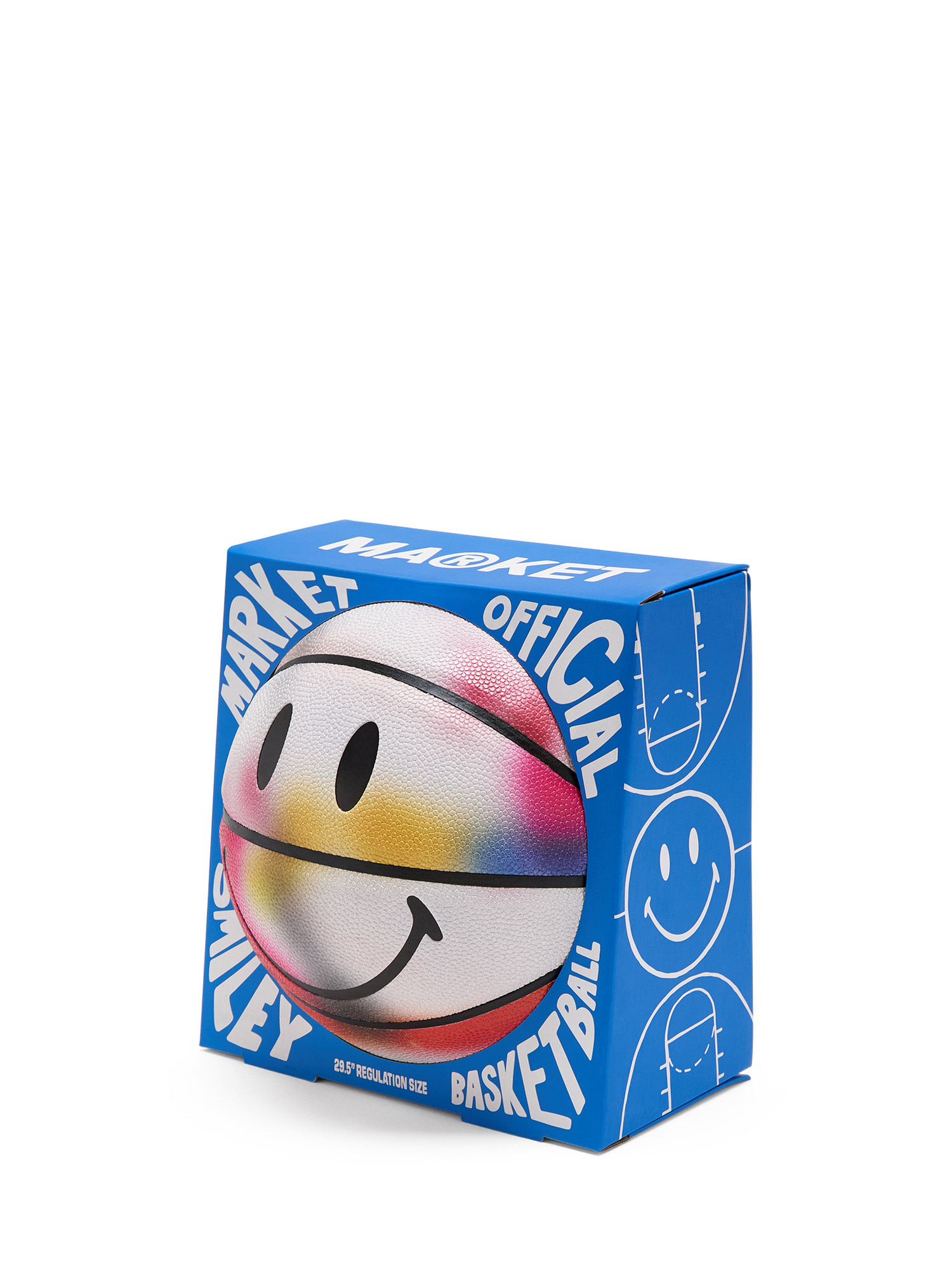 Market - Pallone da basket Smiley®, Multicolor, large image number 0