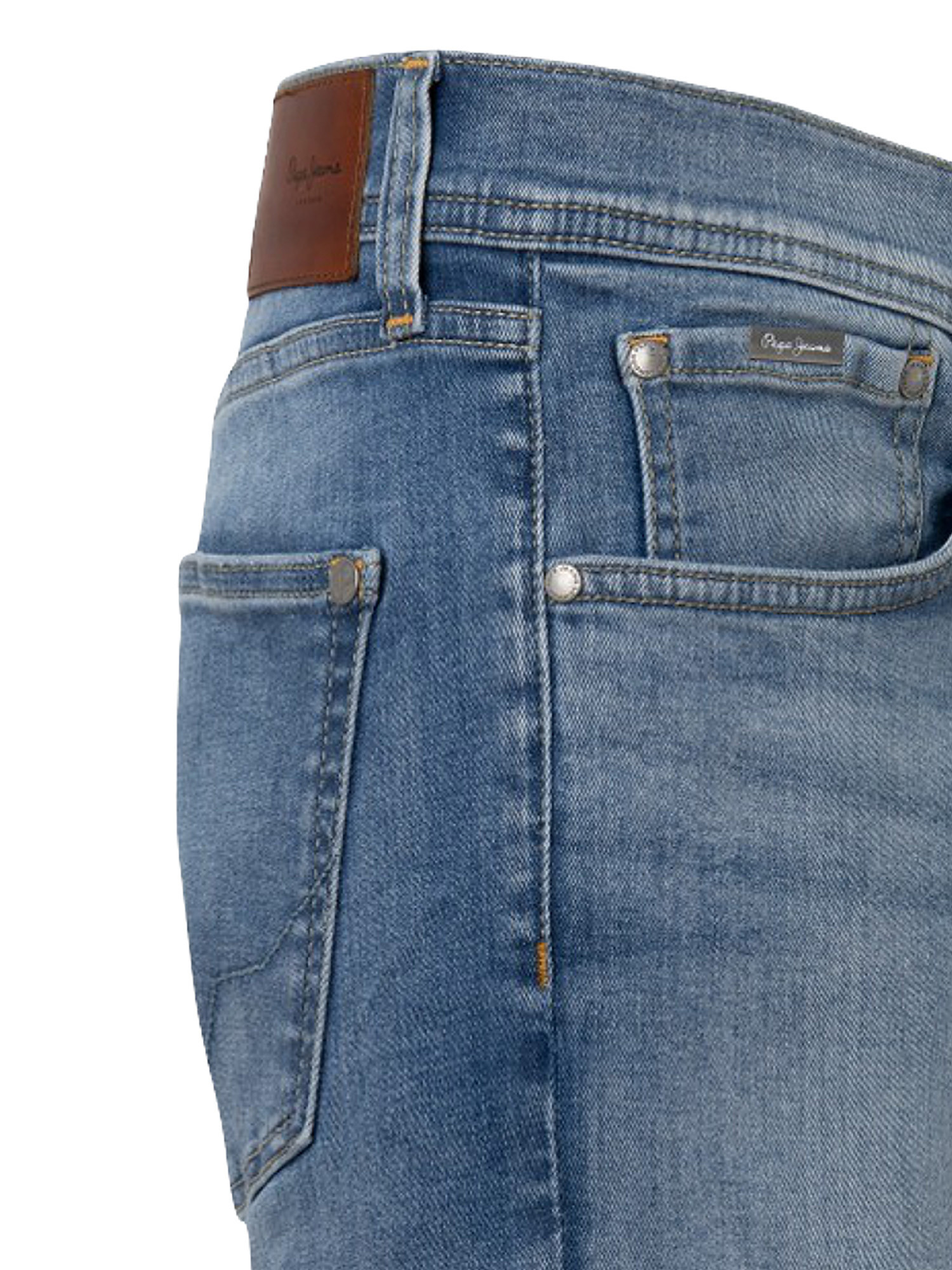 Cane short slim fit low waist jeans, Denim, large image number 2