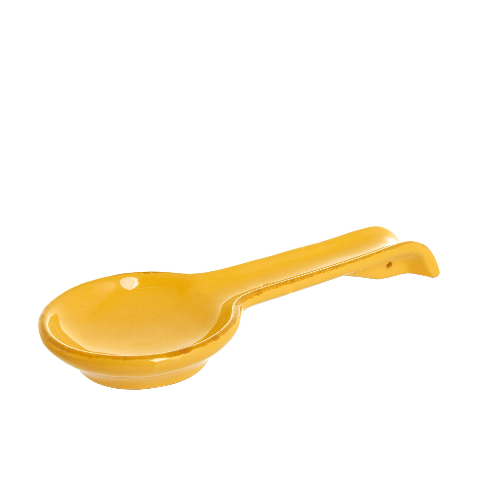 Preta ceramic spoon rest, Yellow, large image number 0