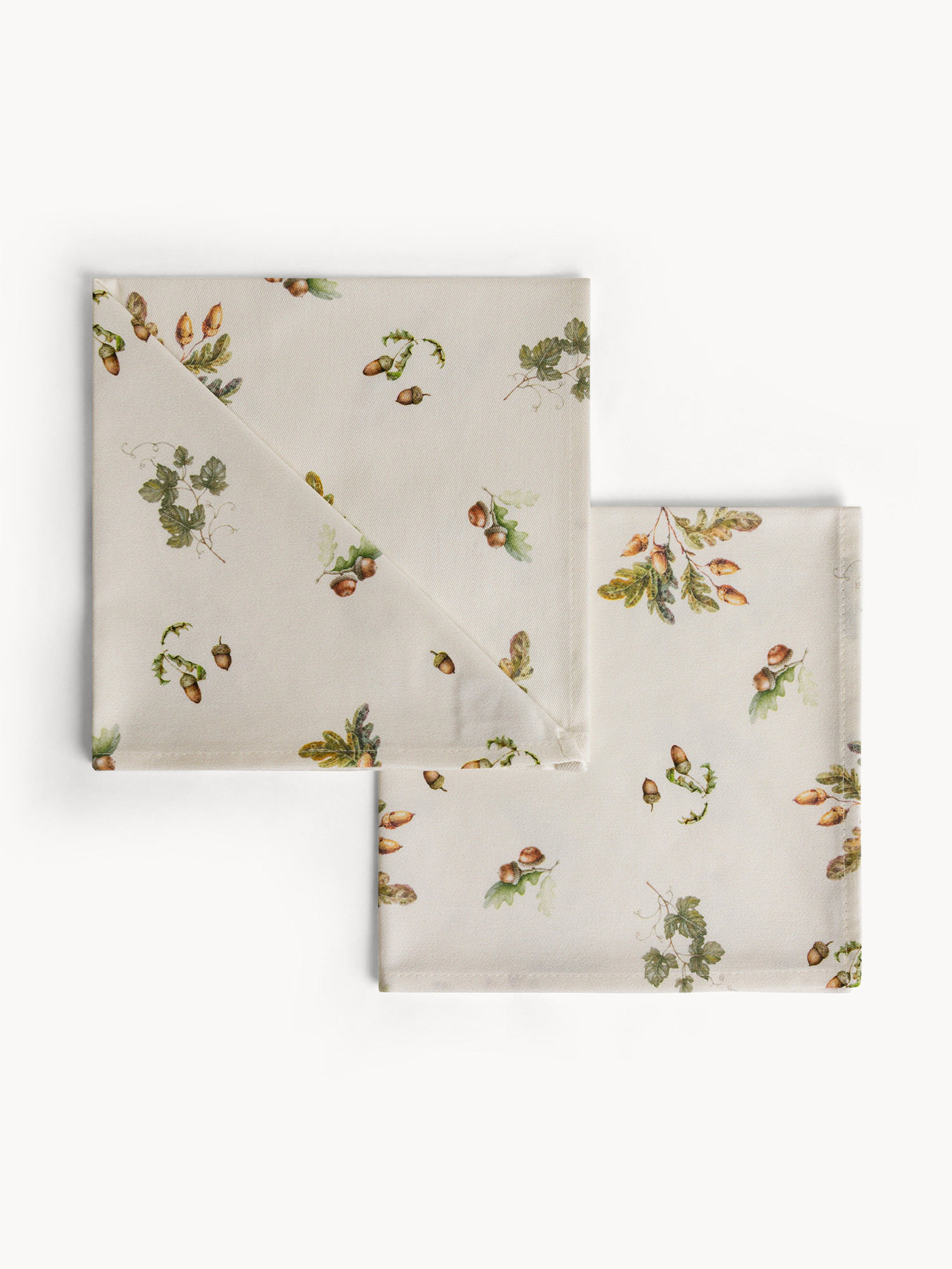 Set of 2 napkins by Tessitura Randi in printed pure cotton drill, Multicolor, large image number 0
