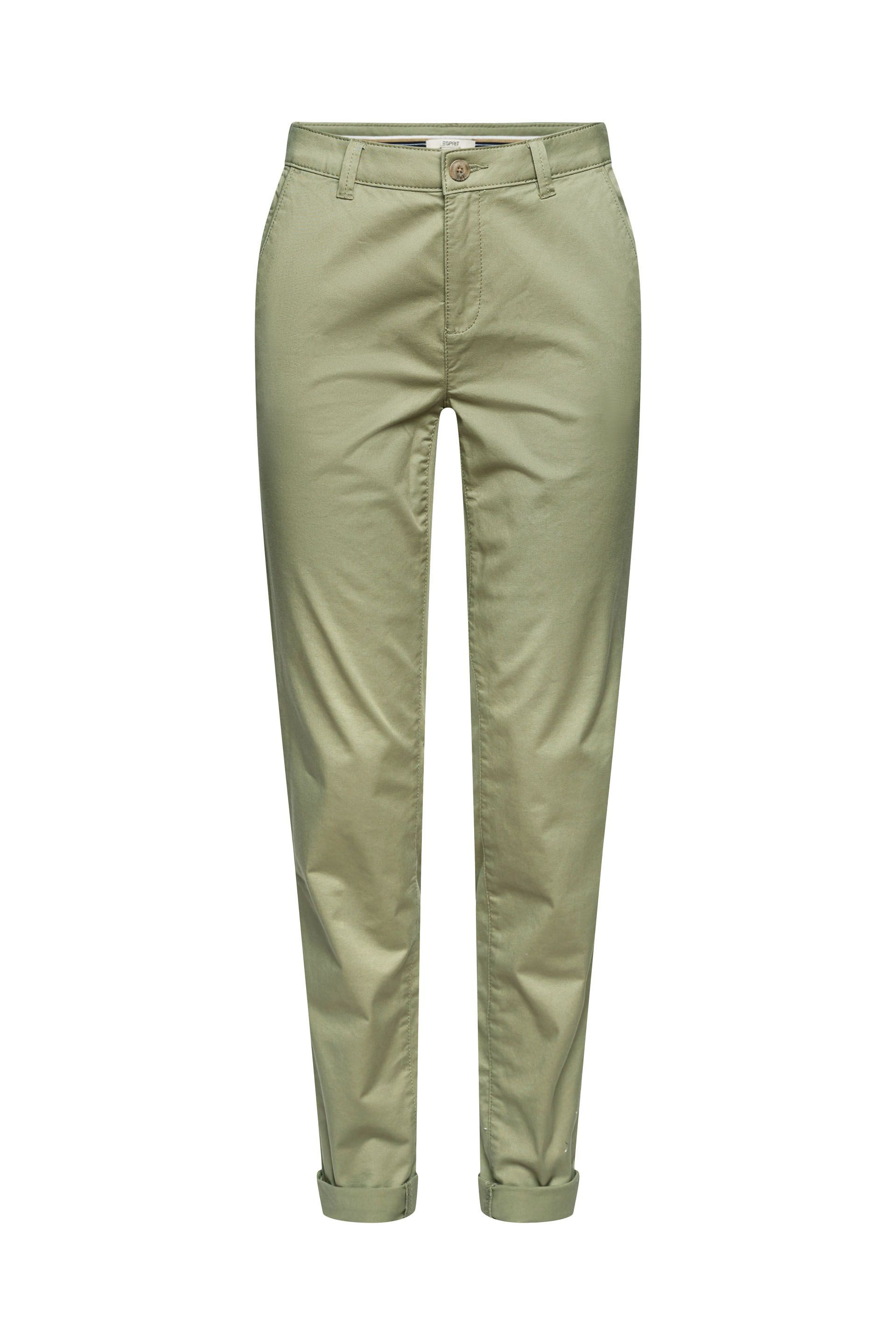 Stretch chino trousers, Light Green, large image number 0