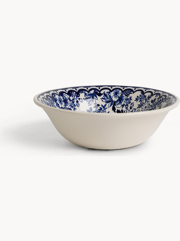 Flower ceramic bowl