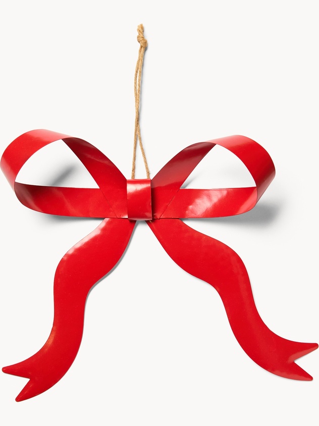 Decorazione a forma di fiocco in ferro