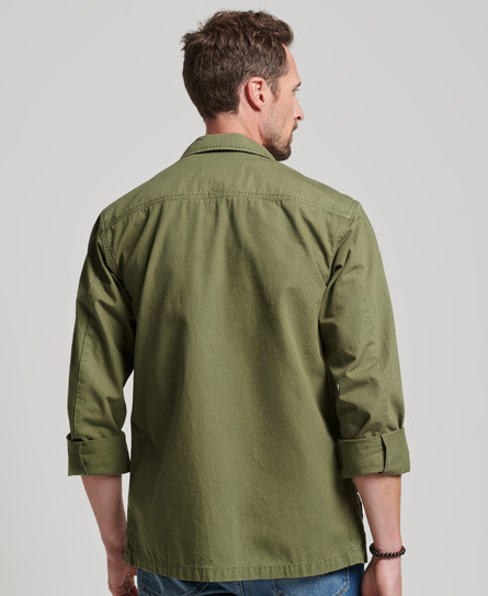 Superdry Cotton Saharan Jacket, Green, large image number 2
