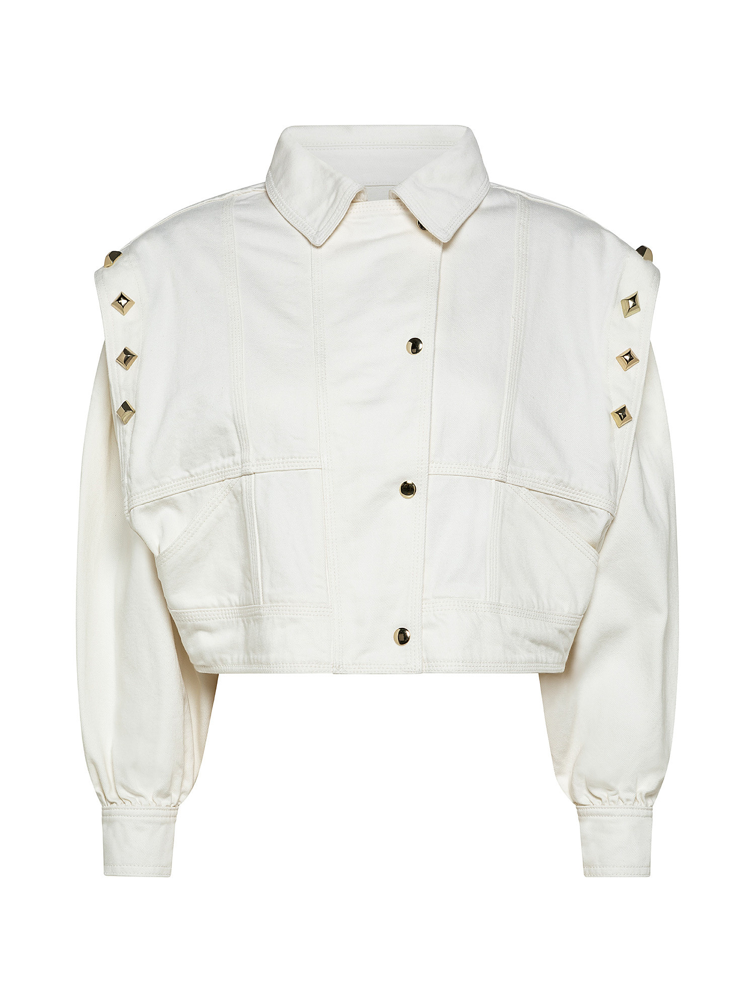 Studded jacket, White, large image number 0