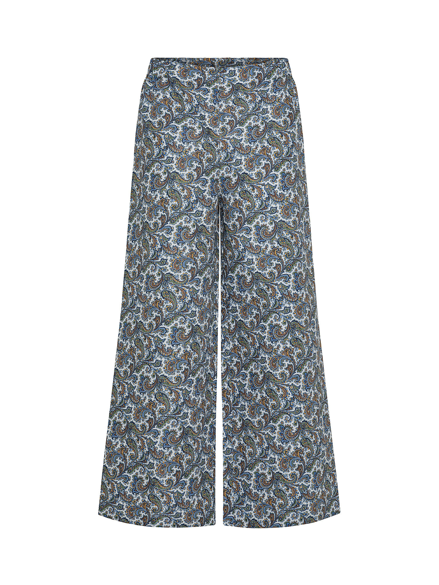 Cashmere patterned trousers, Multicolor, large image number 0