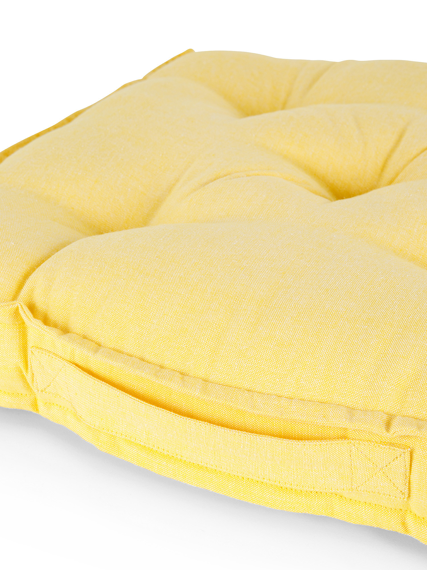 Solid color mattress cushion 50x50cm, Yellow, large image number 1