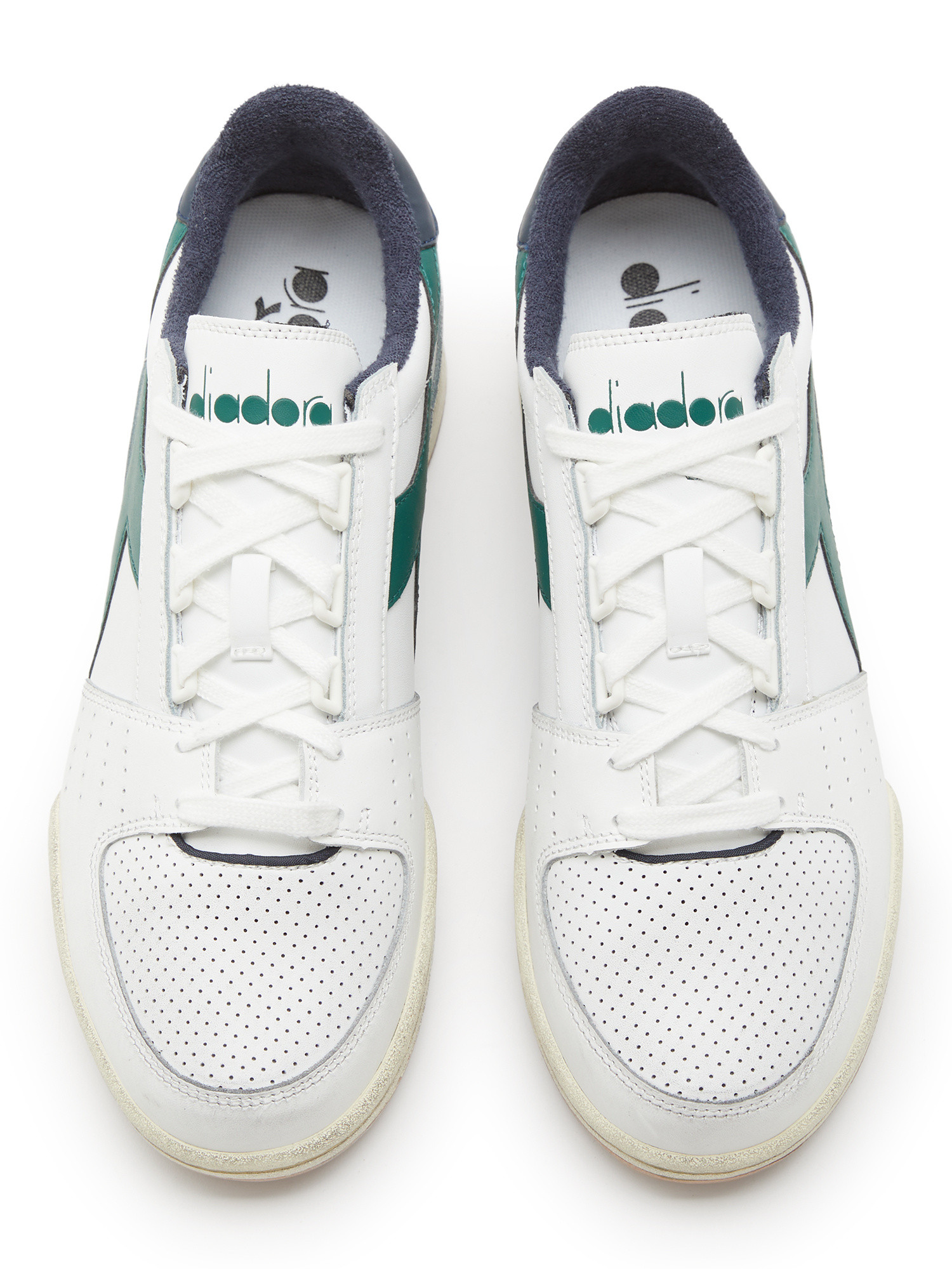 Diadora - Davis Leather Shoes, White, large image number 2