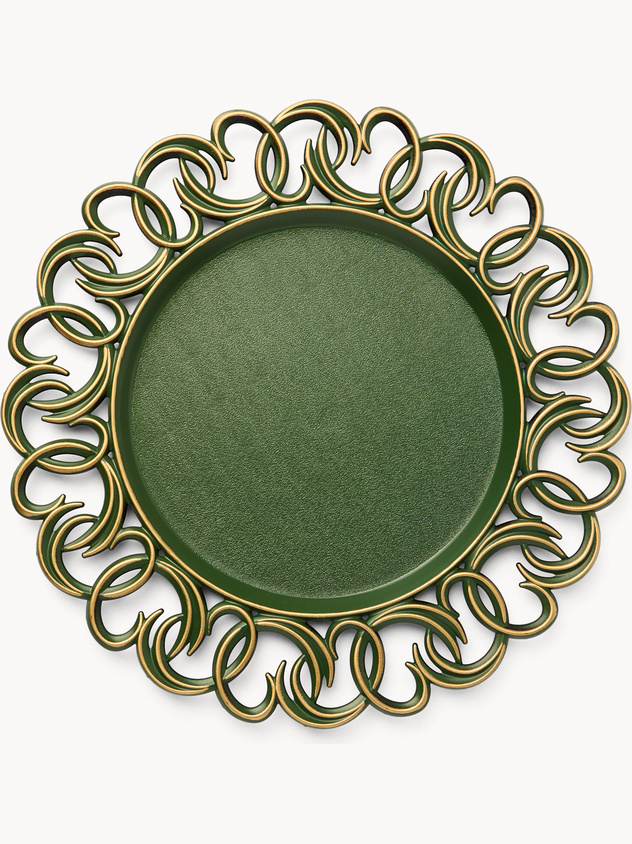 Sottopiatto con falda traforata