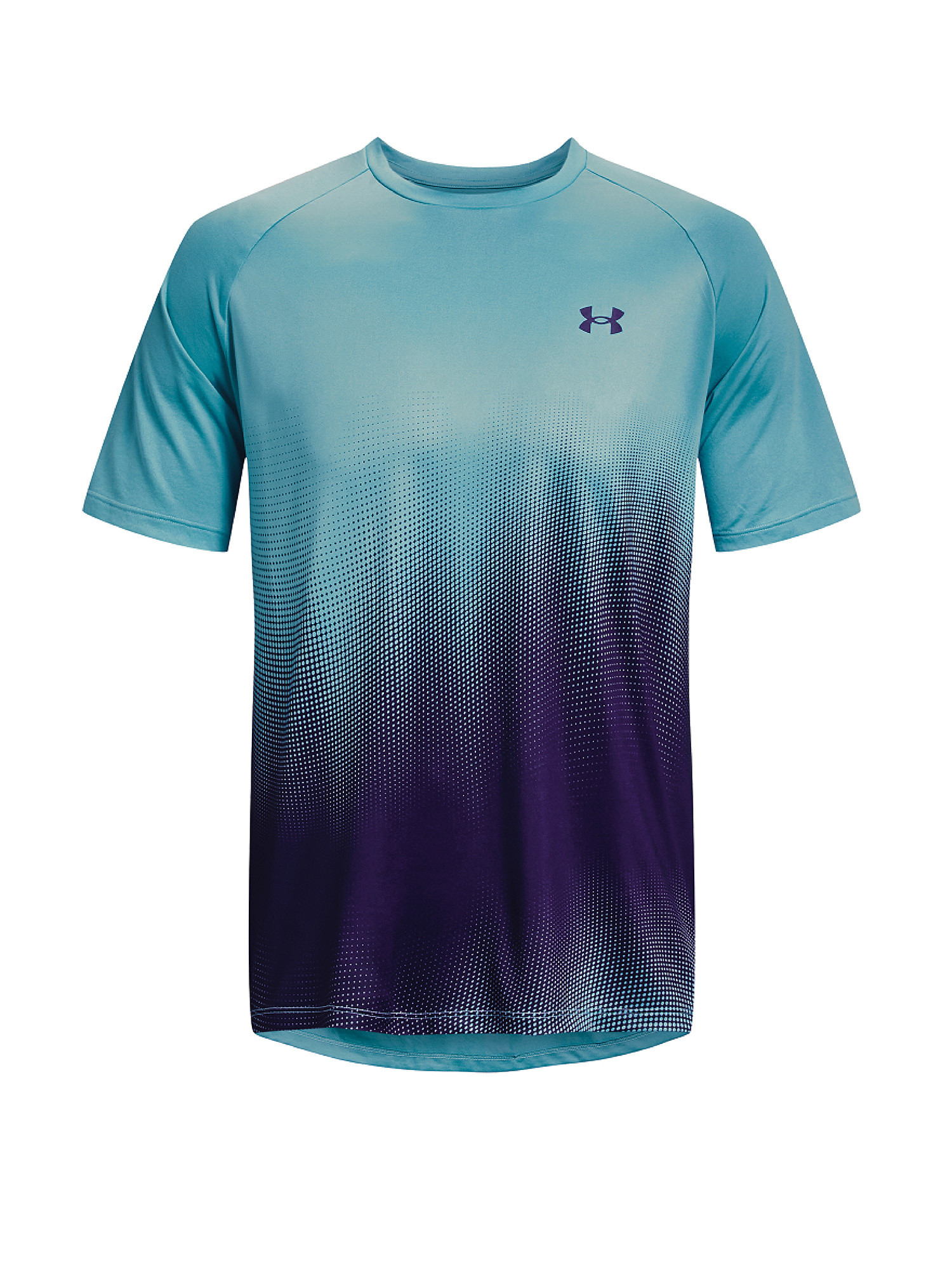 Under Armour - UA Tech™ Fade Short Sleeve T-Shirt, Light Blue, large image number 0
