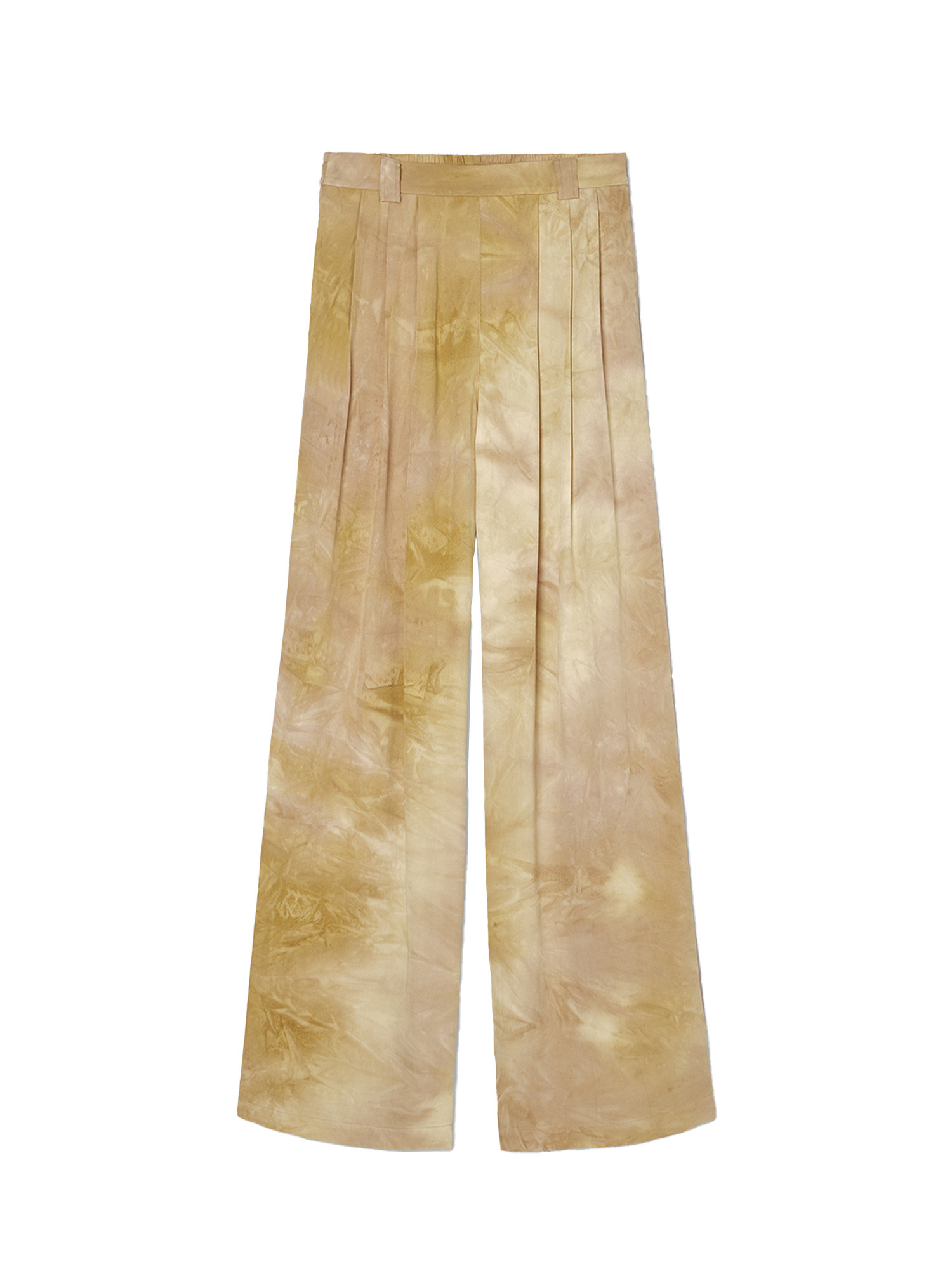 Momonì - Lanzarote pants in cotton poplin, Multicolor, large image number 0