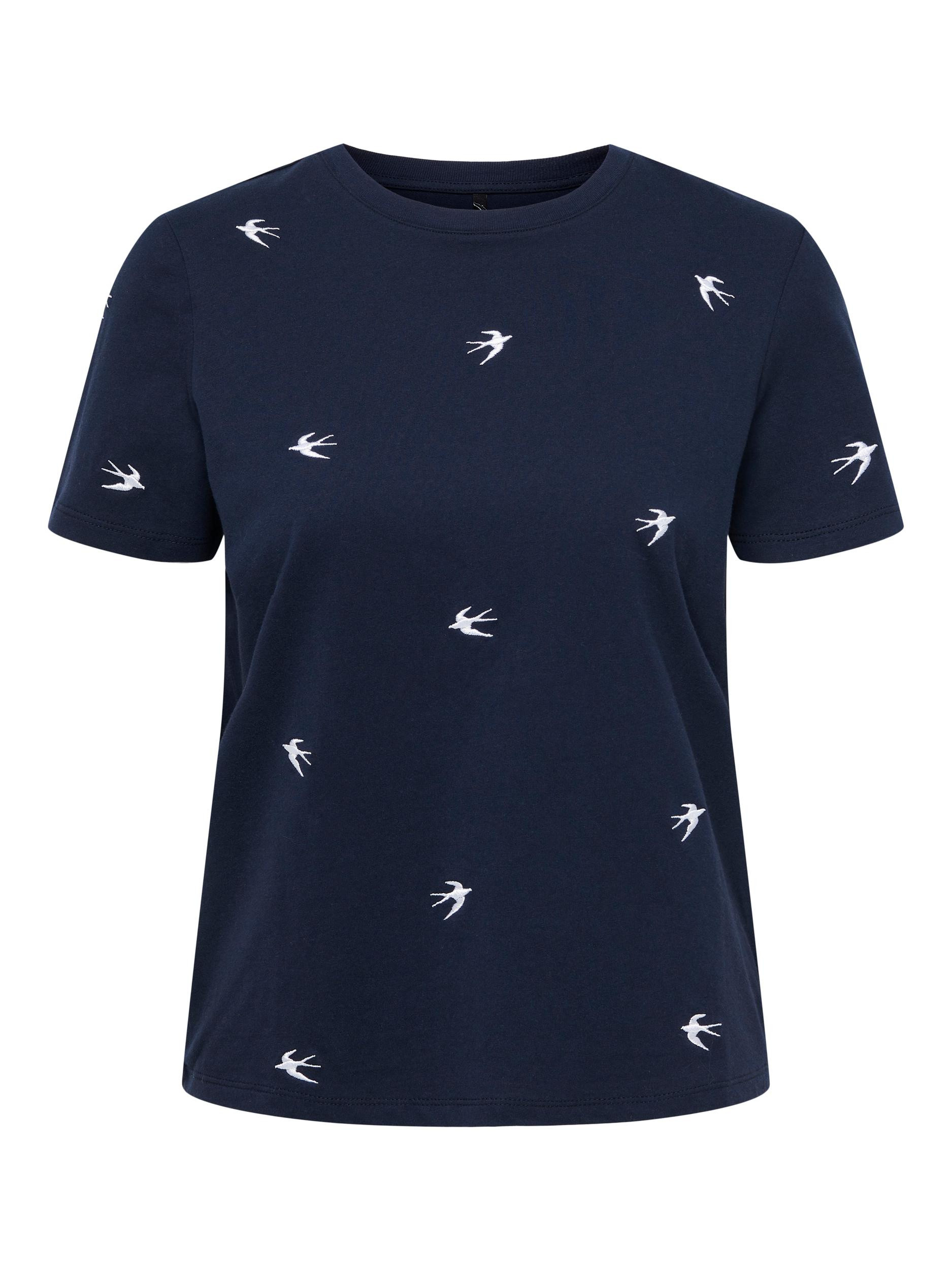 Only - Regular fit T-shirt with print, Dark Blue, large image number 0